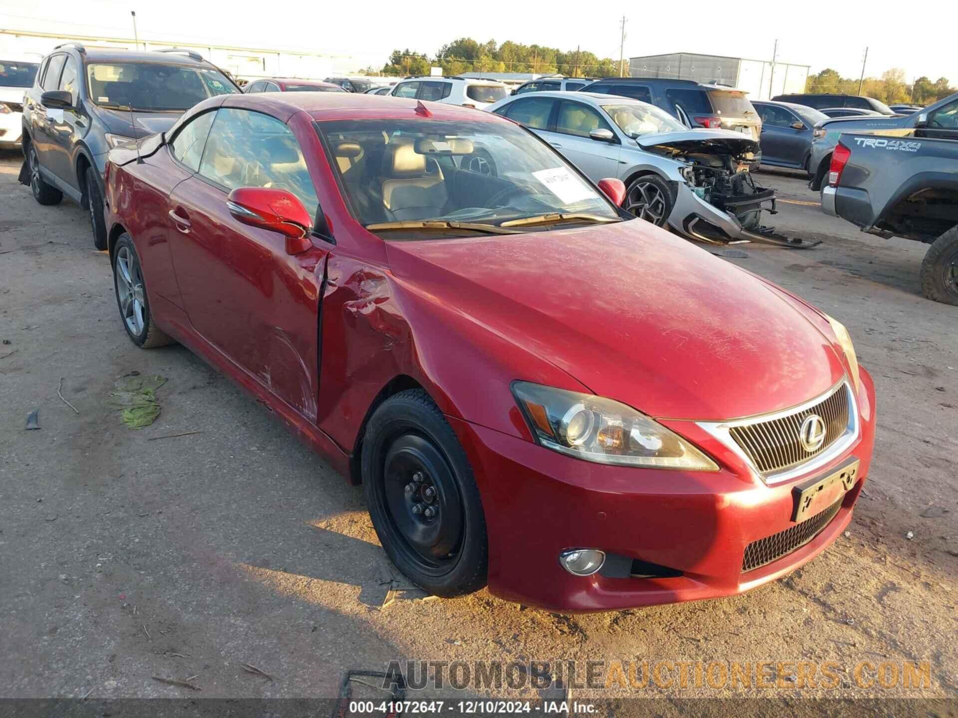 JTHFF2C2XC2526564 LEXUS IS 250C 2012