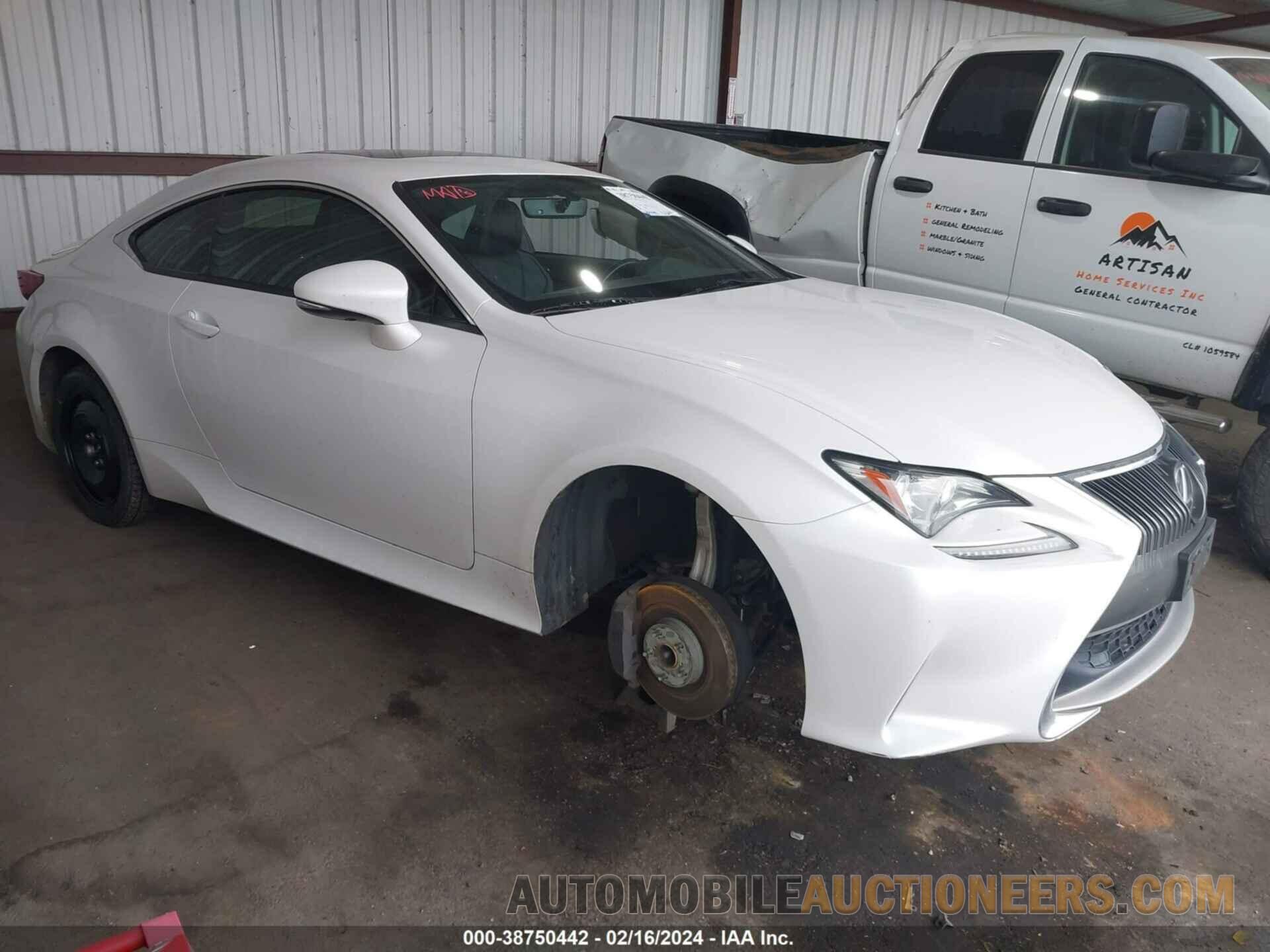 JTHHA5BC5G5001144 LEXUS RC 200T 2016