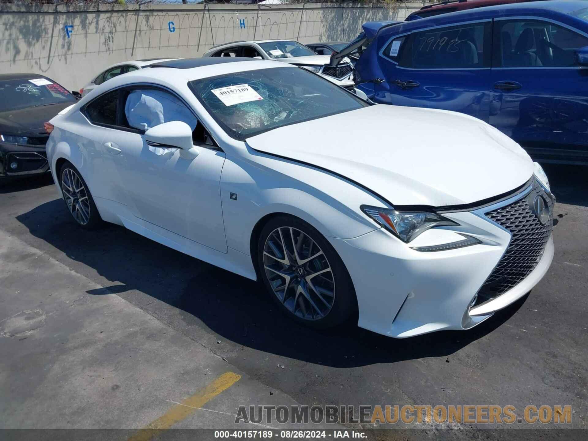 JTHHE5BC9G5014175 LEXUS RC 350 2016