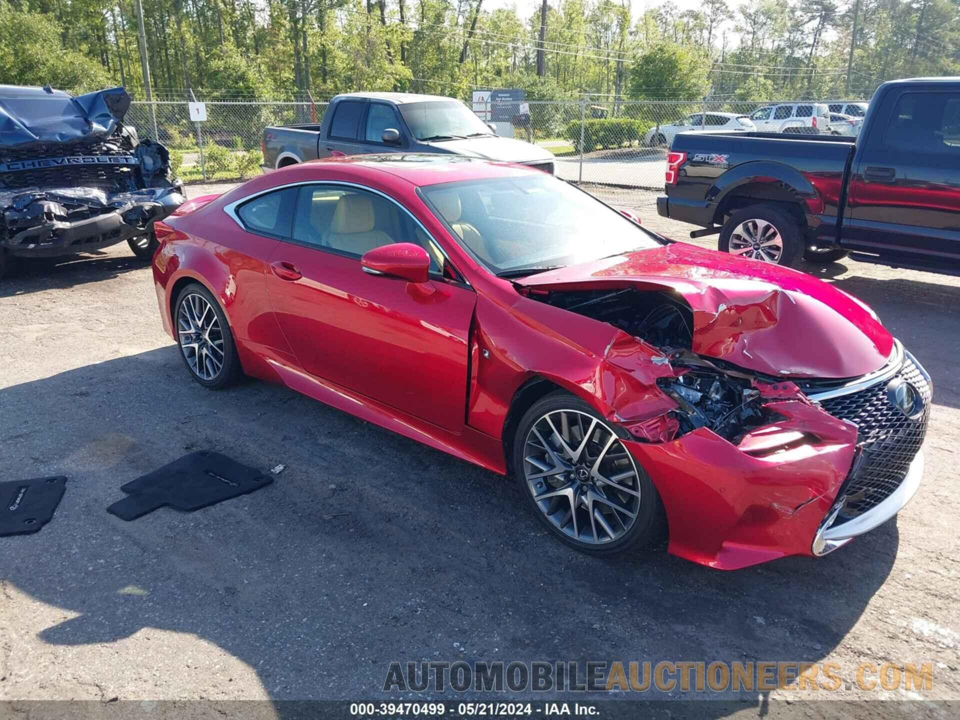 JTHHE5BCXG5011625 LEXUS RC 2016