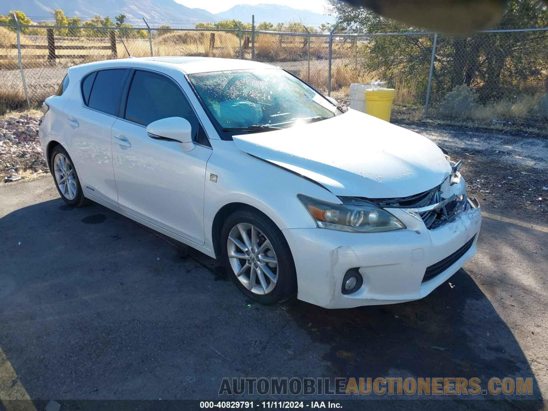 JTHKD5BH0C2058193 LEXUS CT 200H 2012