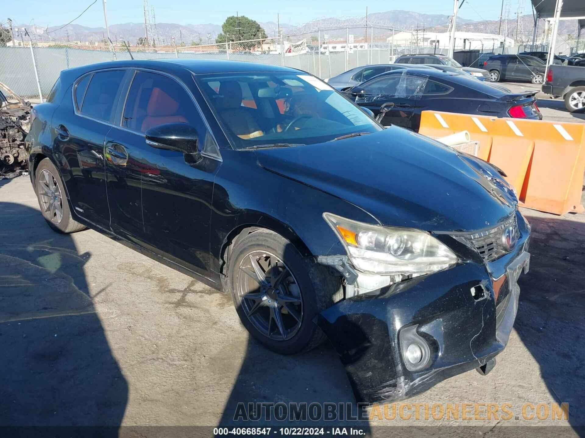 JTHKD5BH0C2081098 LEXUS CT 200H 2012