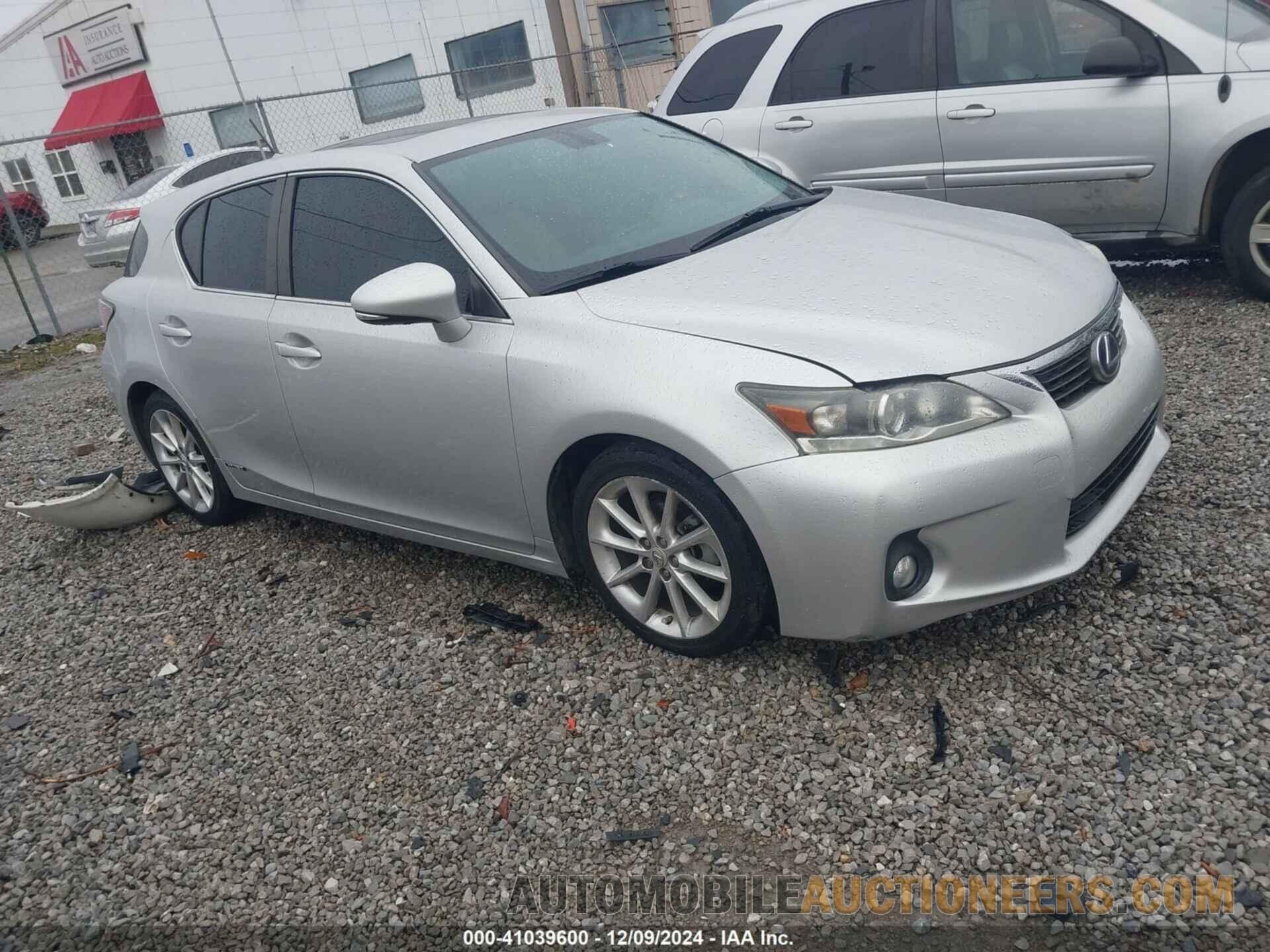 JTHKD5BH0C2082154 LEXUS CT 200H 2012