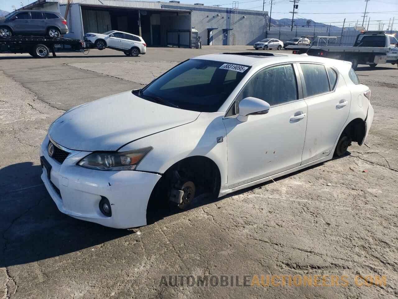 JTHKD5BH0C2099438 LEXUS CT 200 2012