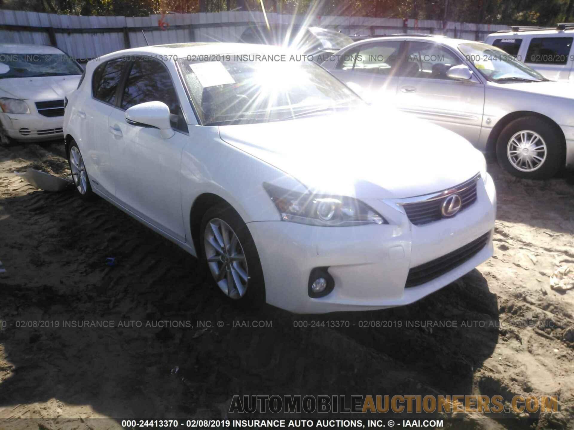 JTHKD5BH0C2105464 LEXUS CT 2012