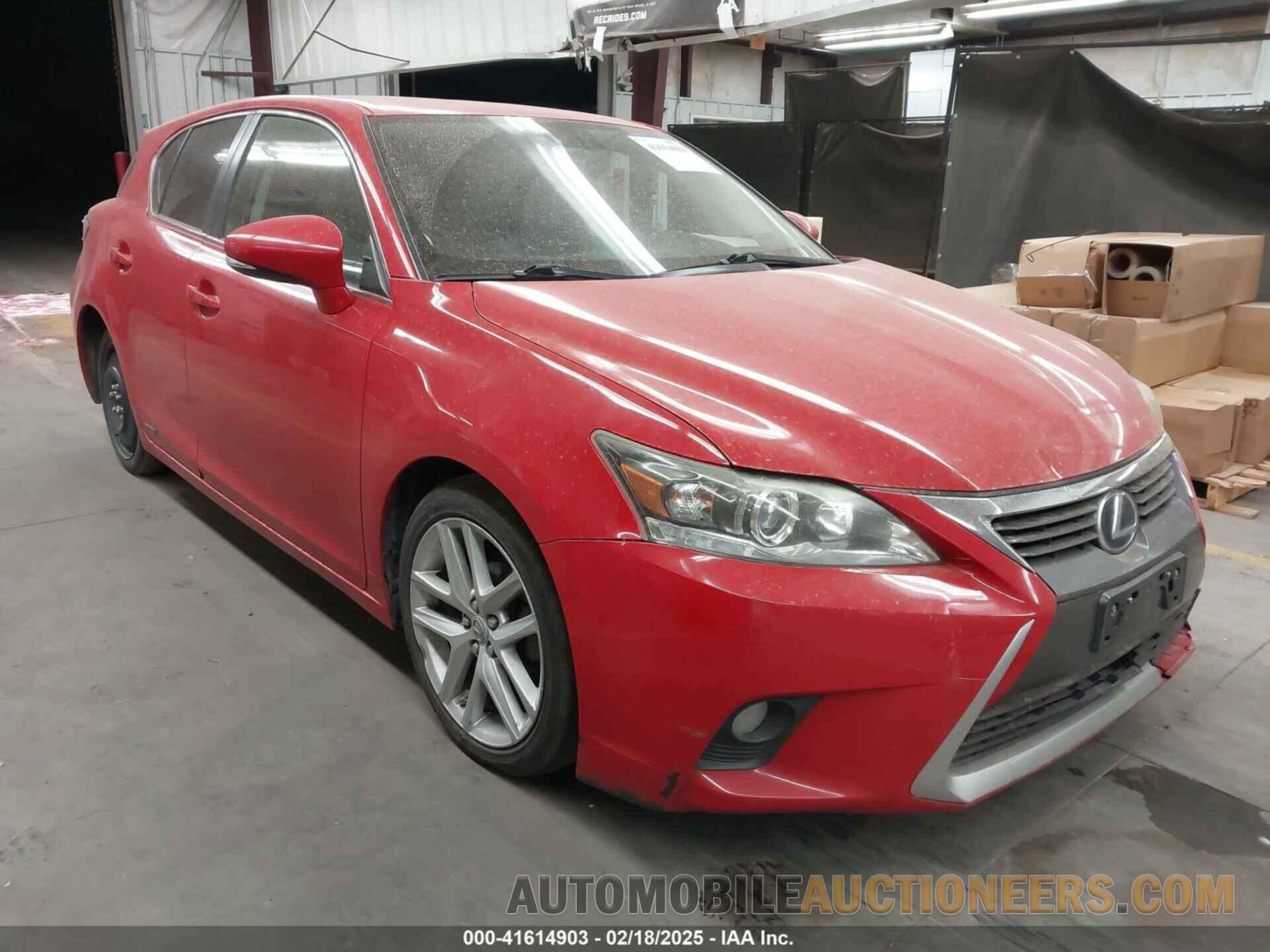 JTHKD5BH0E2190910 LEXUS CT 200H 2014