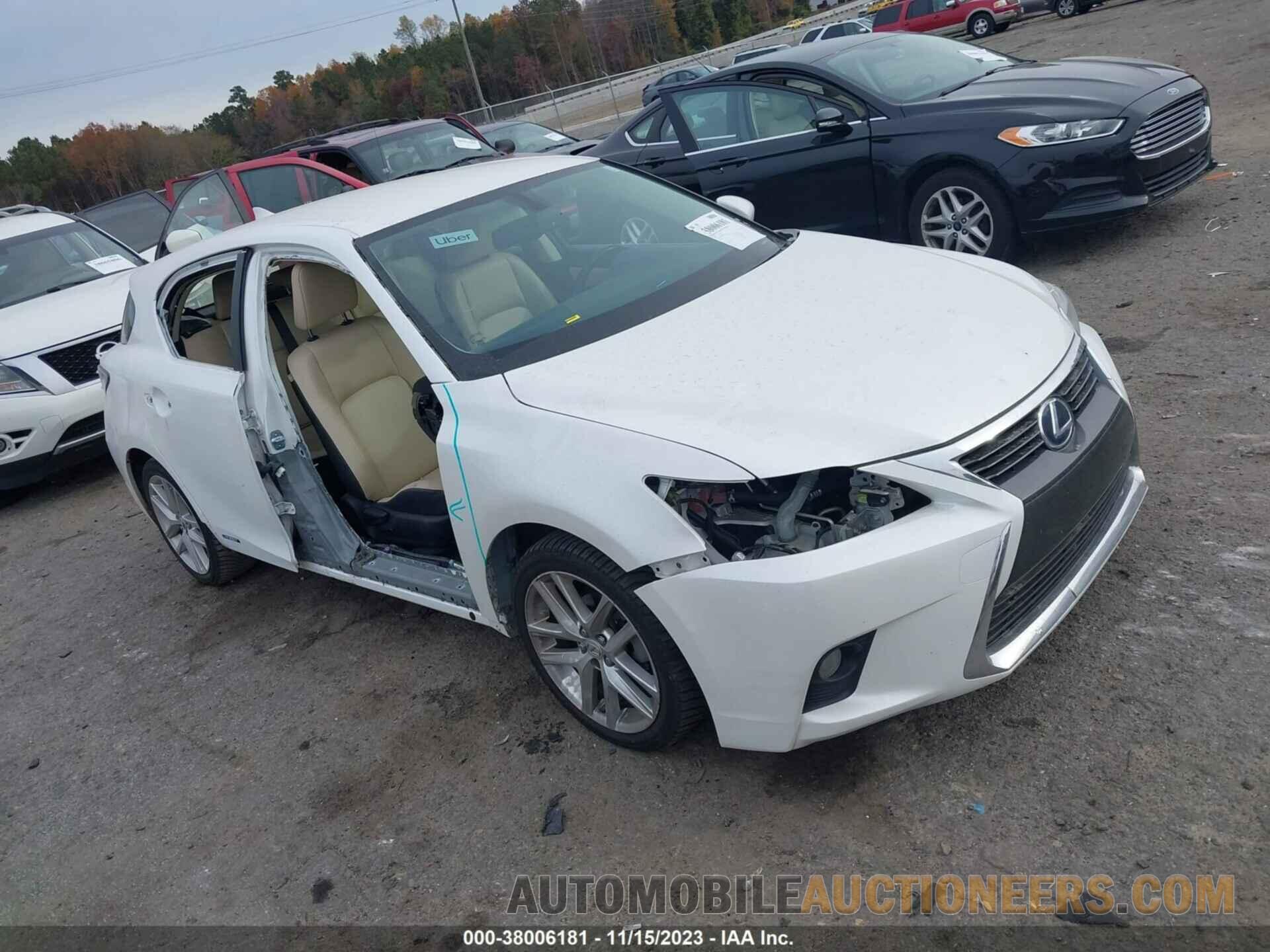 JTHKD5BH0G2266290 LEXUS CT 200H 2016