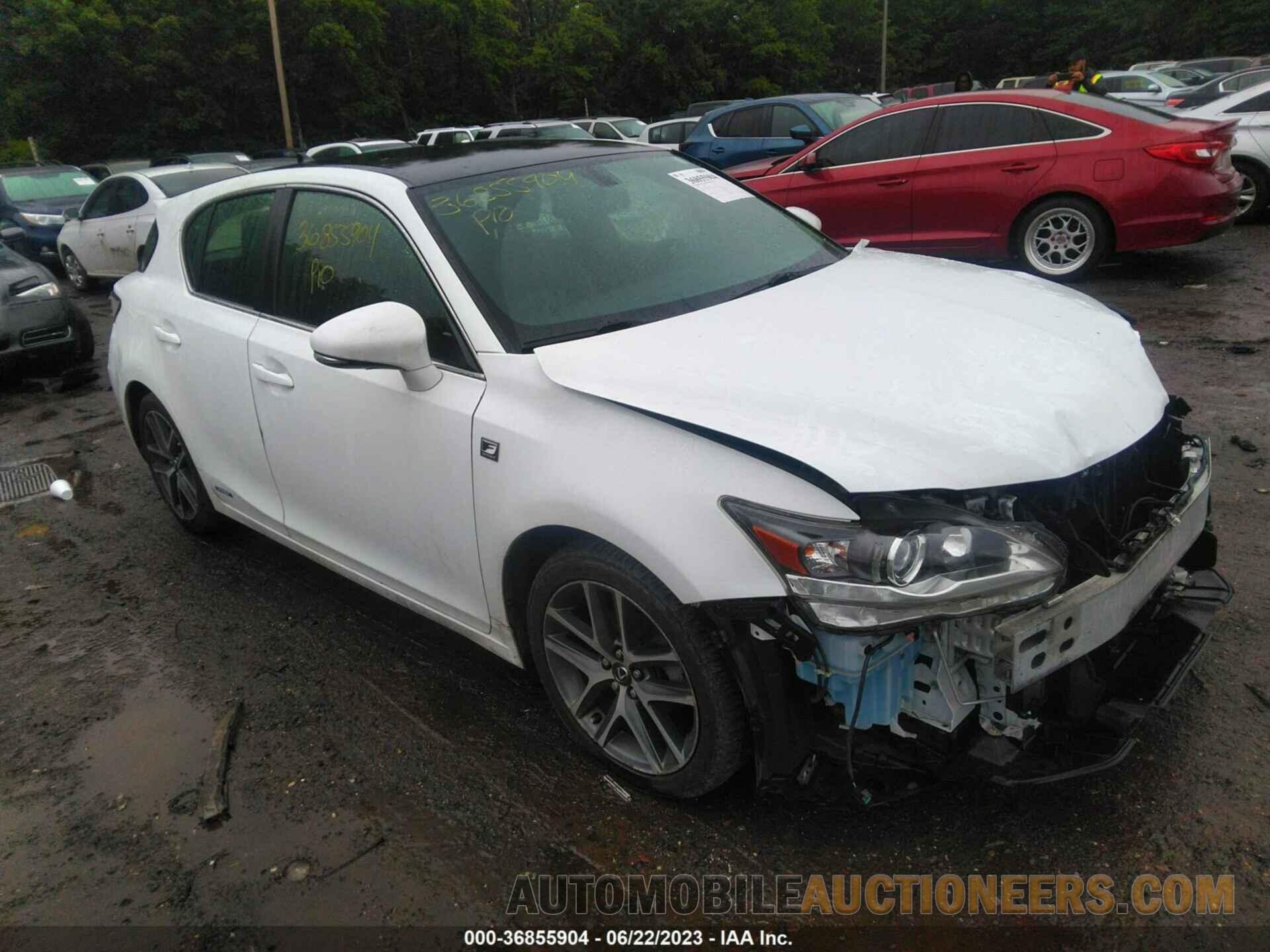 JTHKD5BH0G2274955 LEXUS CT 200H 2016