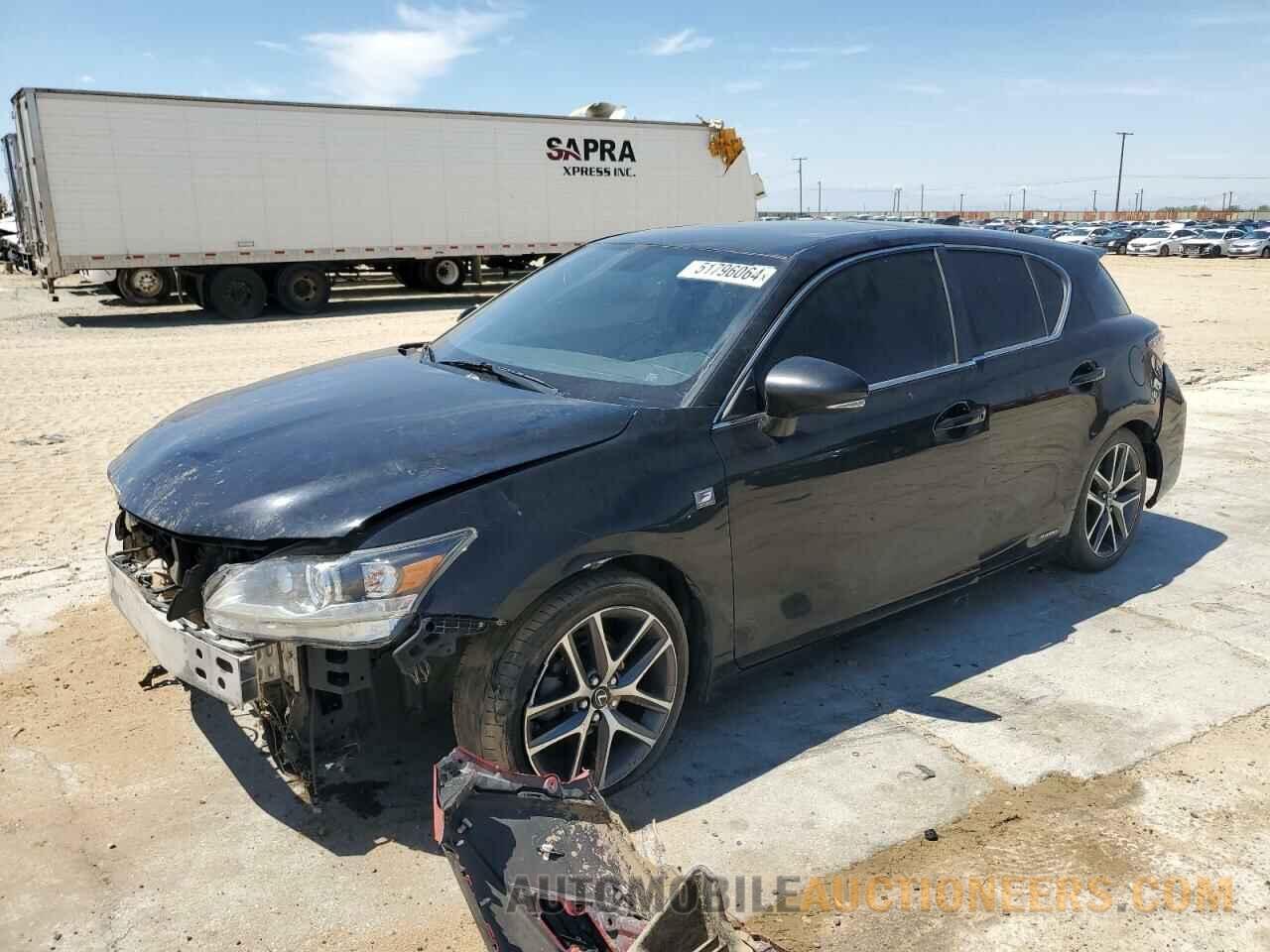 JTHKD5BH0G2275331 LEXUS CT 200 2016