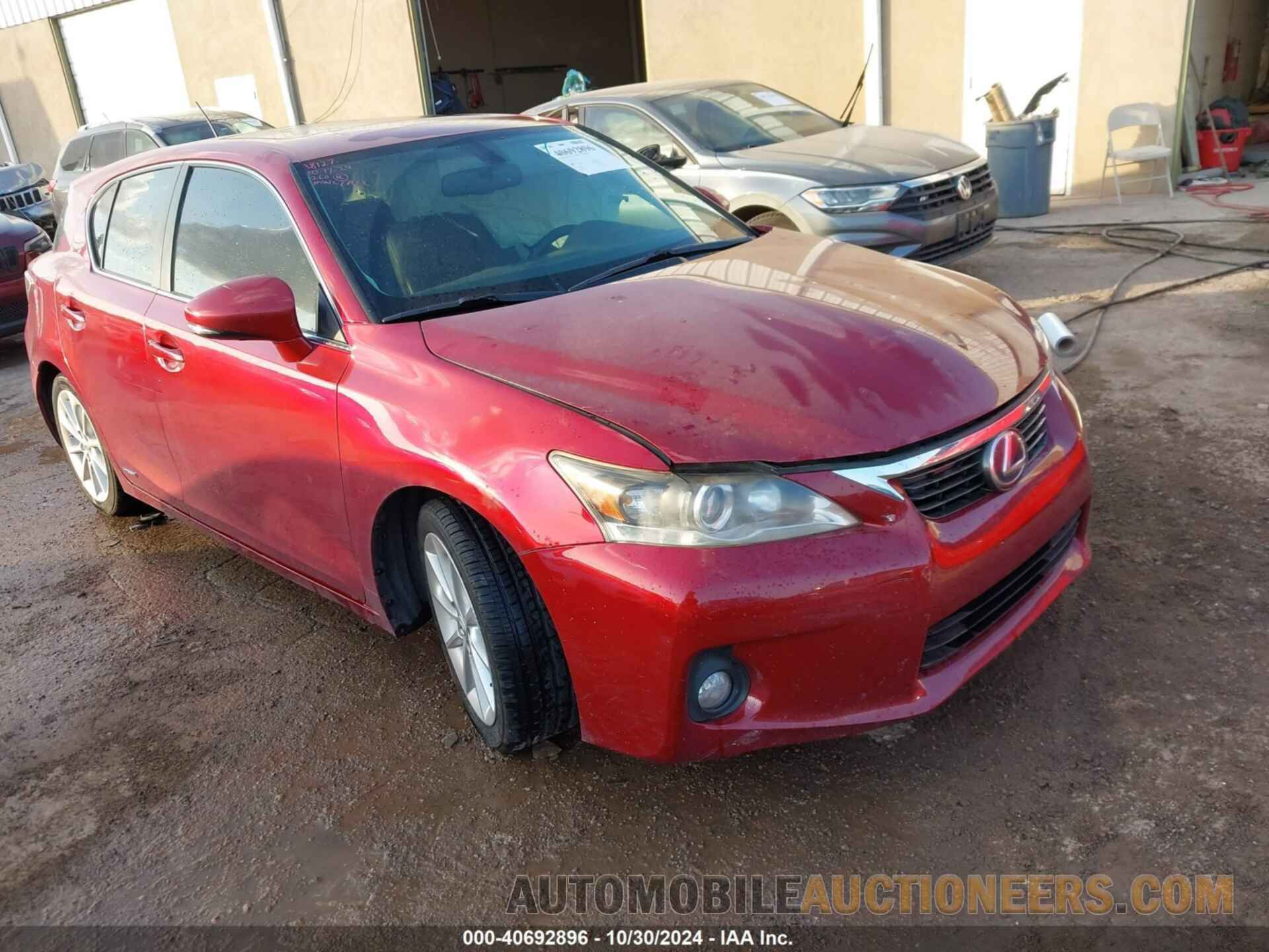 JTHKD5BH1C2060485 LEXUS CT 200H 2012