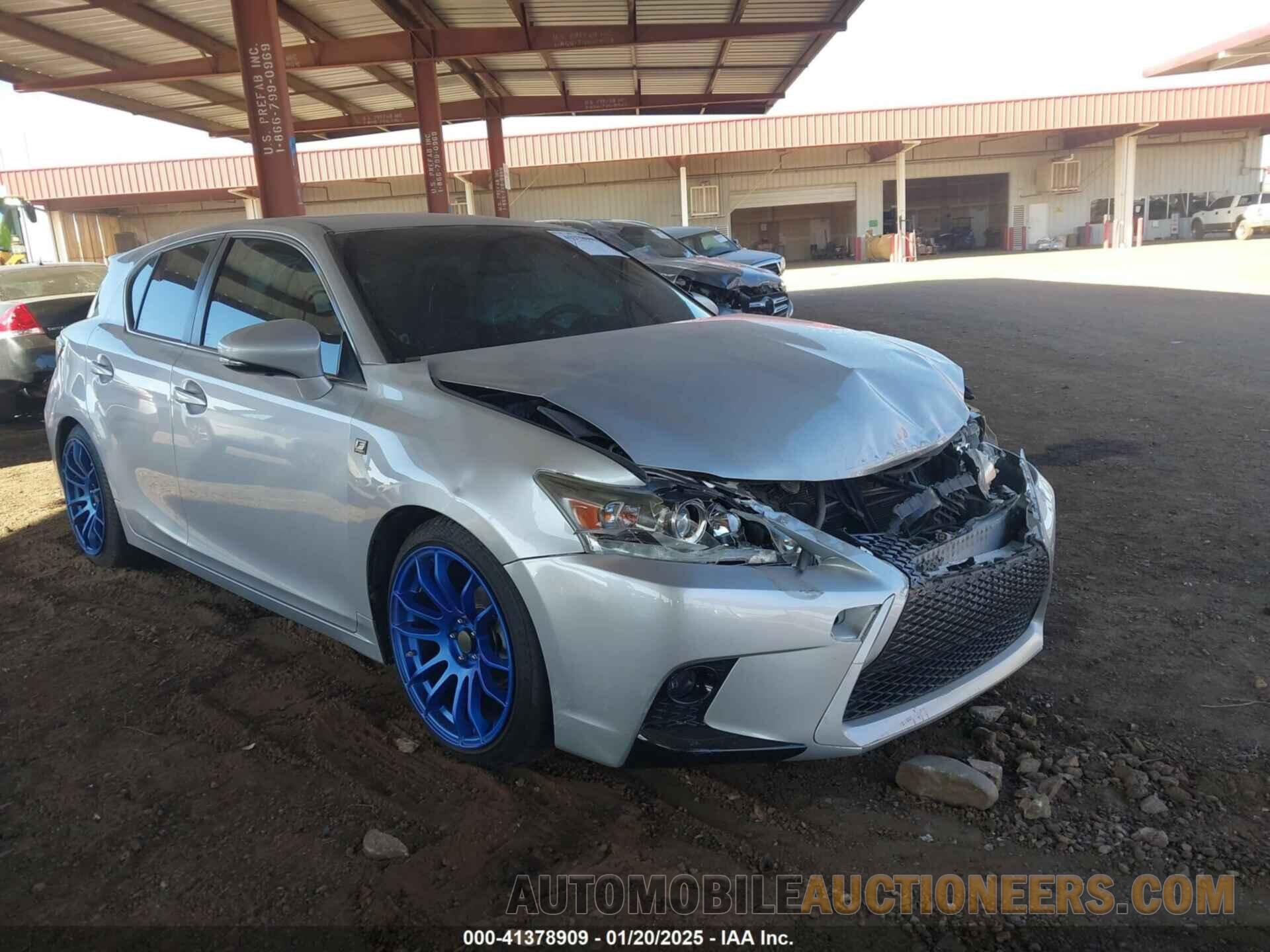 JTHKD5BH1C2087699 LEXUS CT 200H 2012