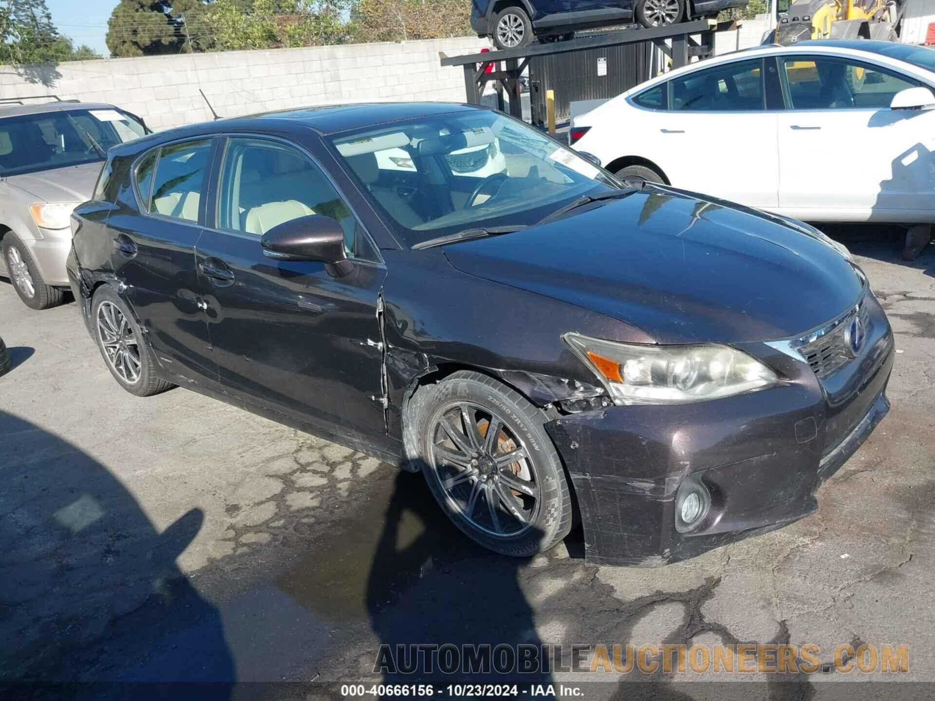 JTHKD5BH1C2098797 LEXUS CT 200H 2012