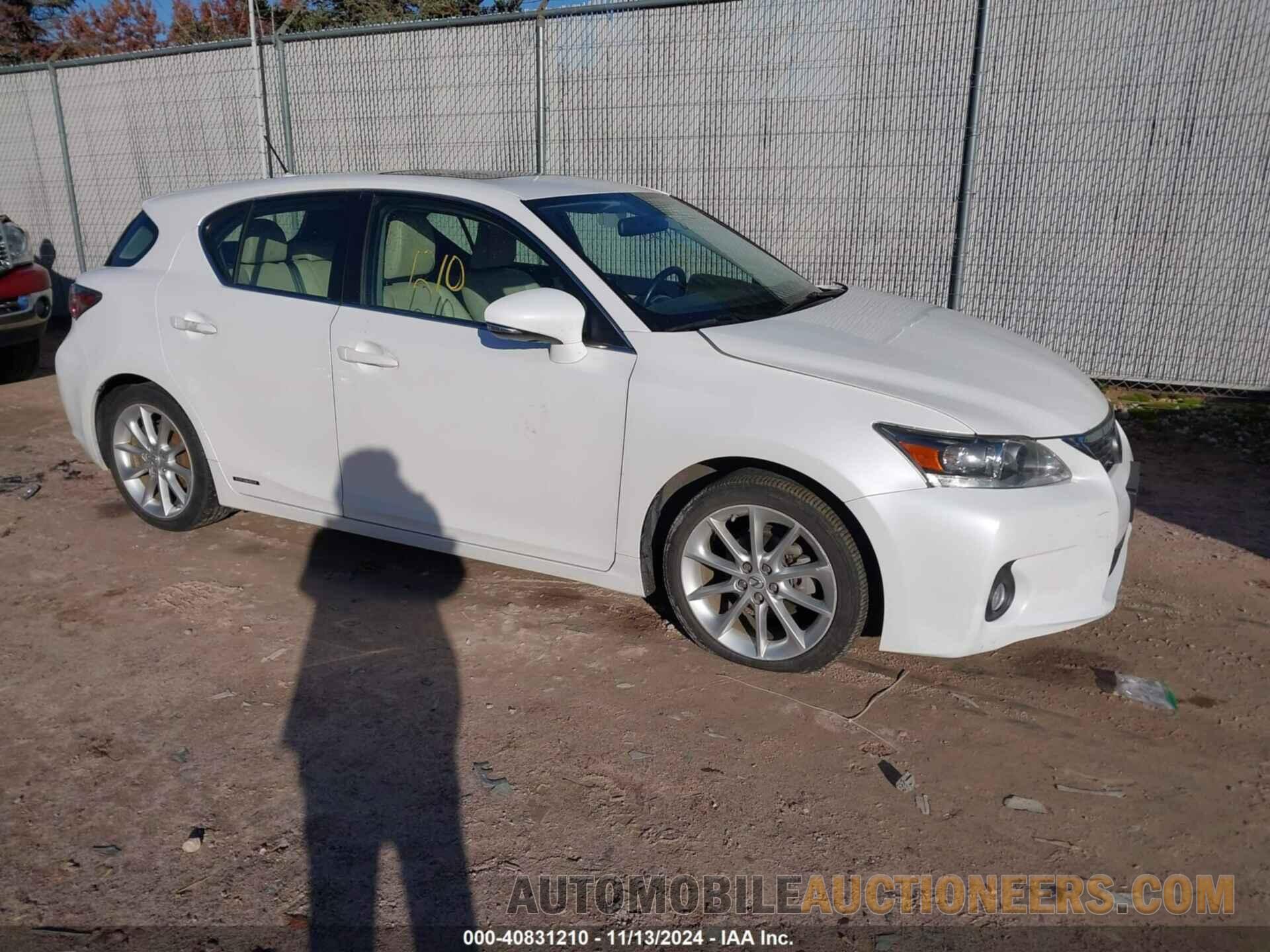 JTHKD5BH1D2168512 LEXUS CT 200H 2013