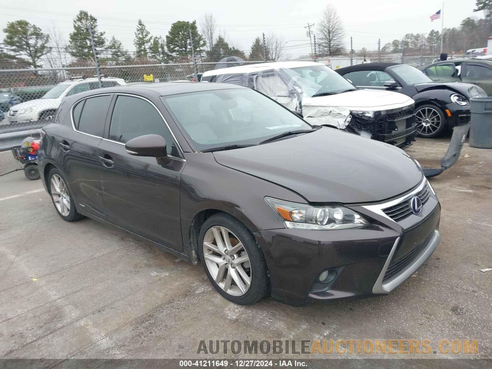 JTHKD5BH1E2190771 LEXUS CT 200H 2014