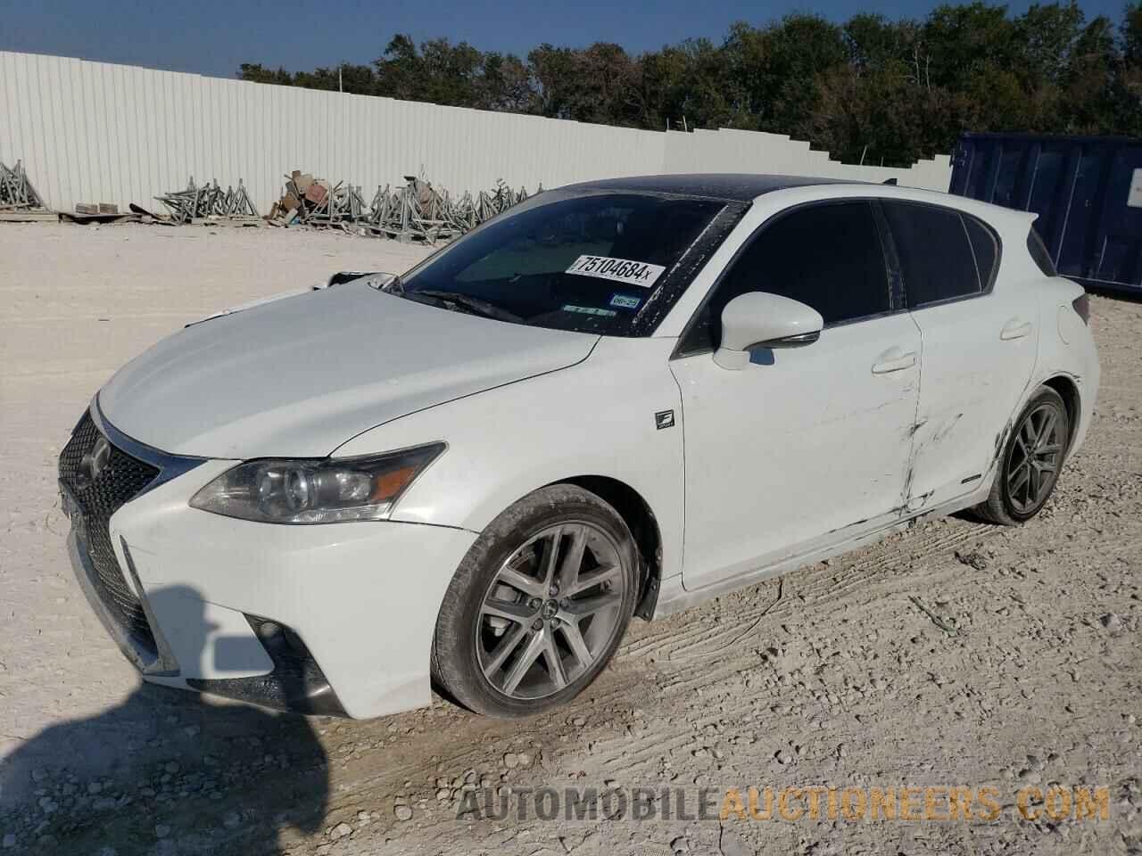 JTHKD5BH1G2258618 LEXUS CT 200 2016