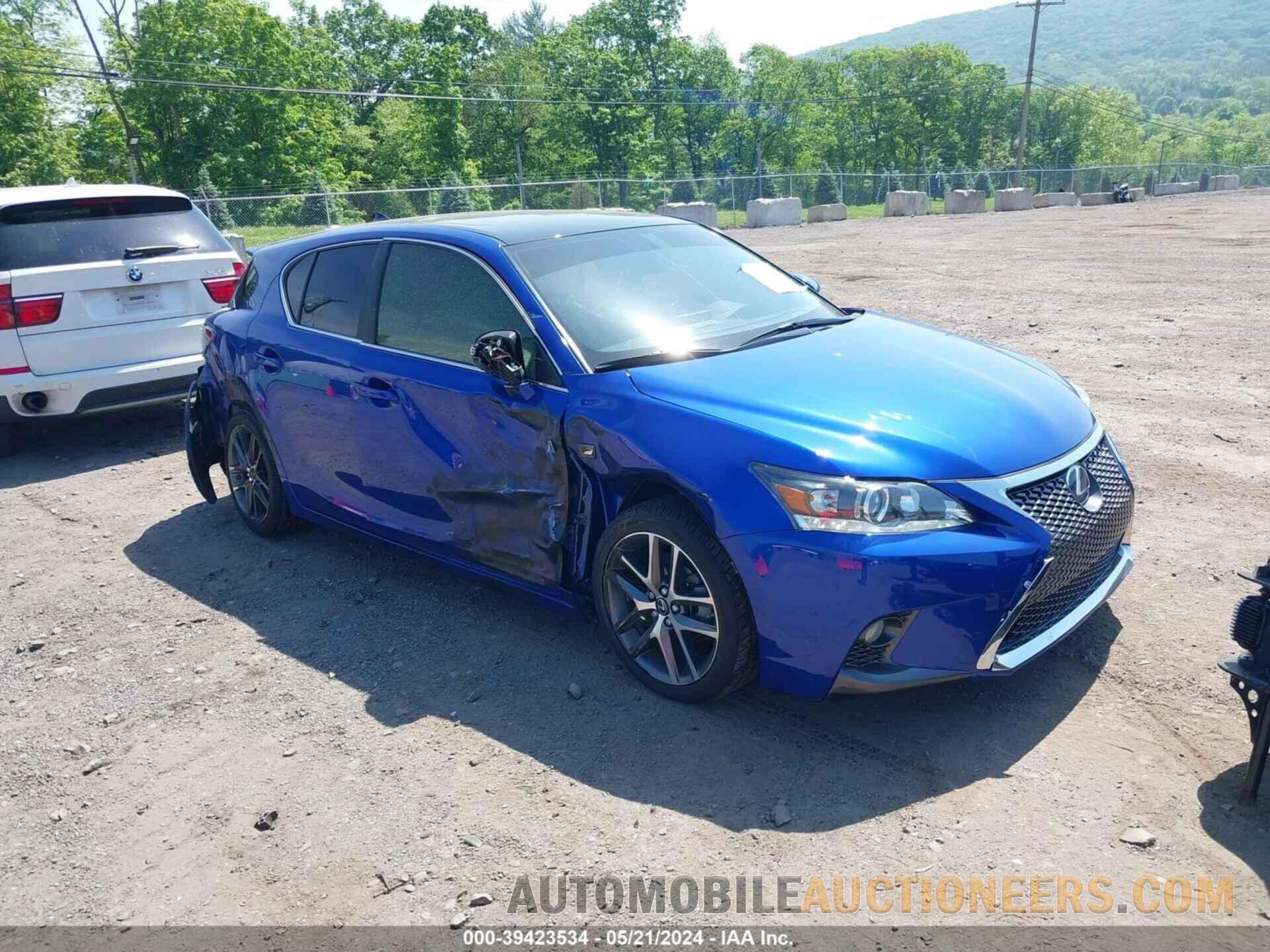 JTHKD5BH1G2265276 LEXUS CT 200H 2016