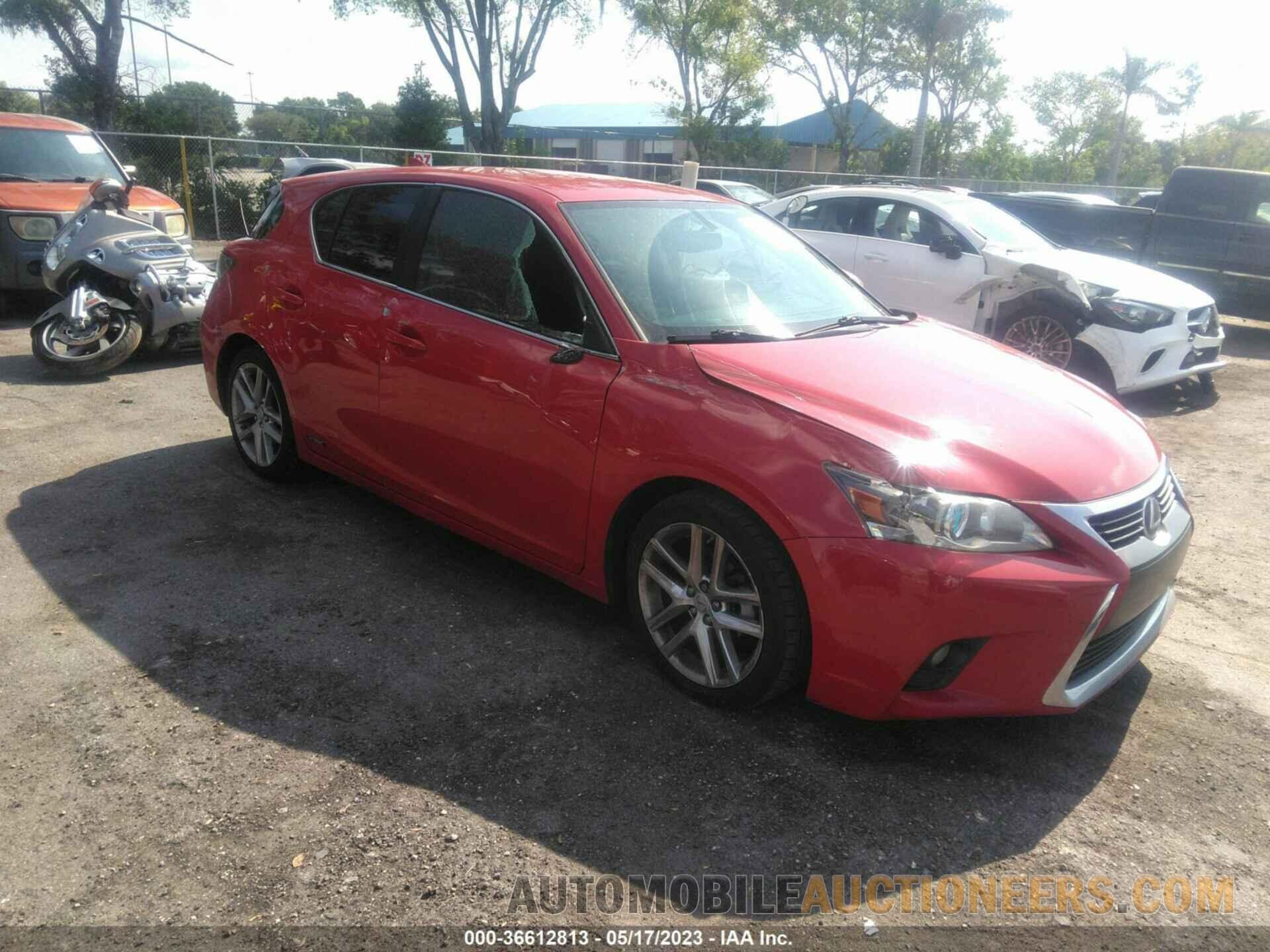 JTHKD5BH1G2270378 LEXUS CT 200H 2016