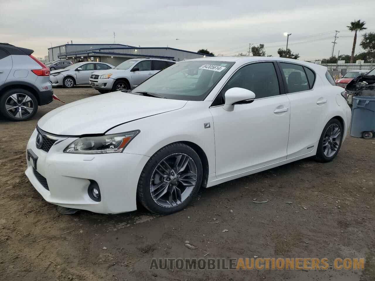 JTHKD5BH2C2055425 LEXUS CT 200 2012