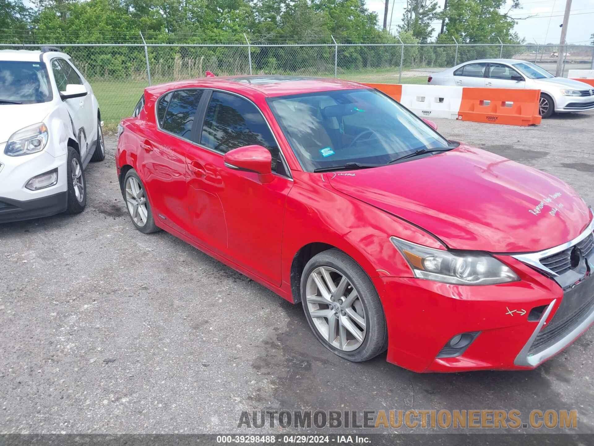 JTHKD5BH2F2223519 LEXUS CT 200H 2015