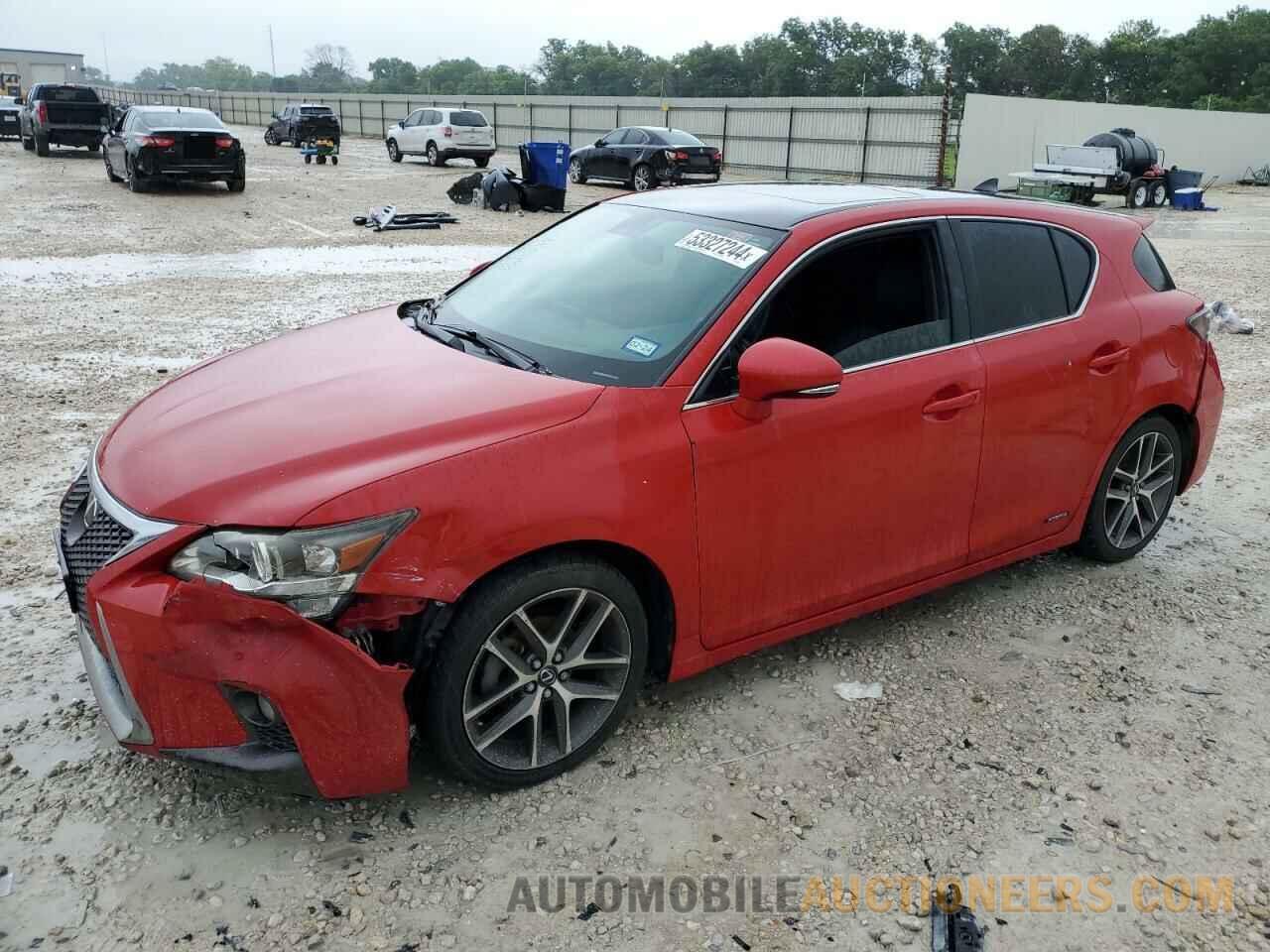 JTHKD5BH2F2227280 LEXUS CT 200 2015