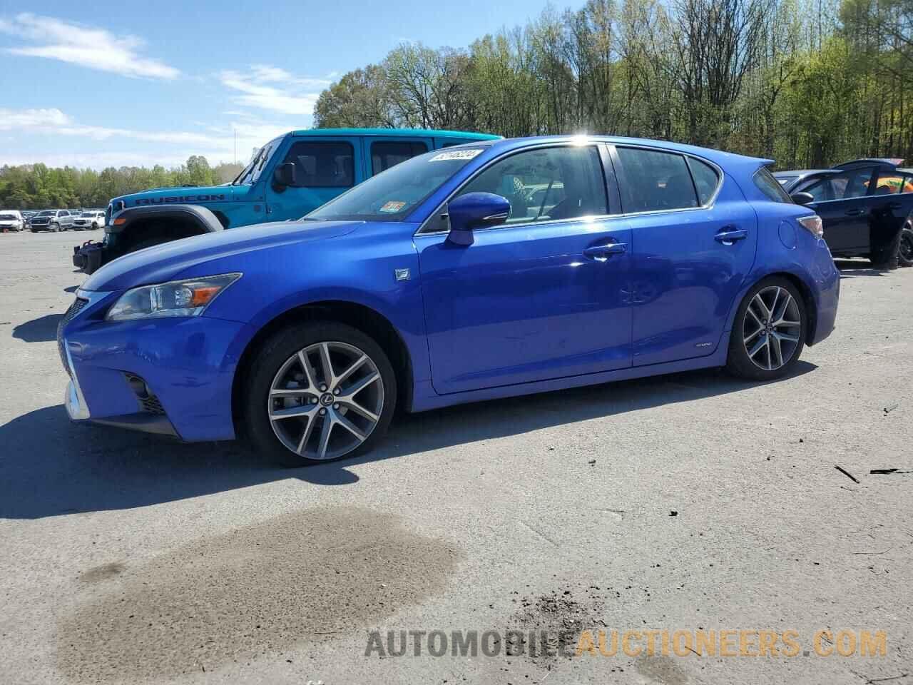 JTHKD5BH2G2254321 LEXUS CT 200 2016