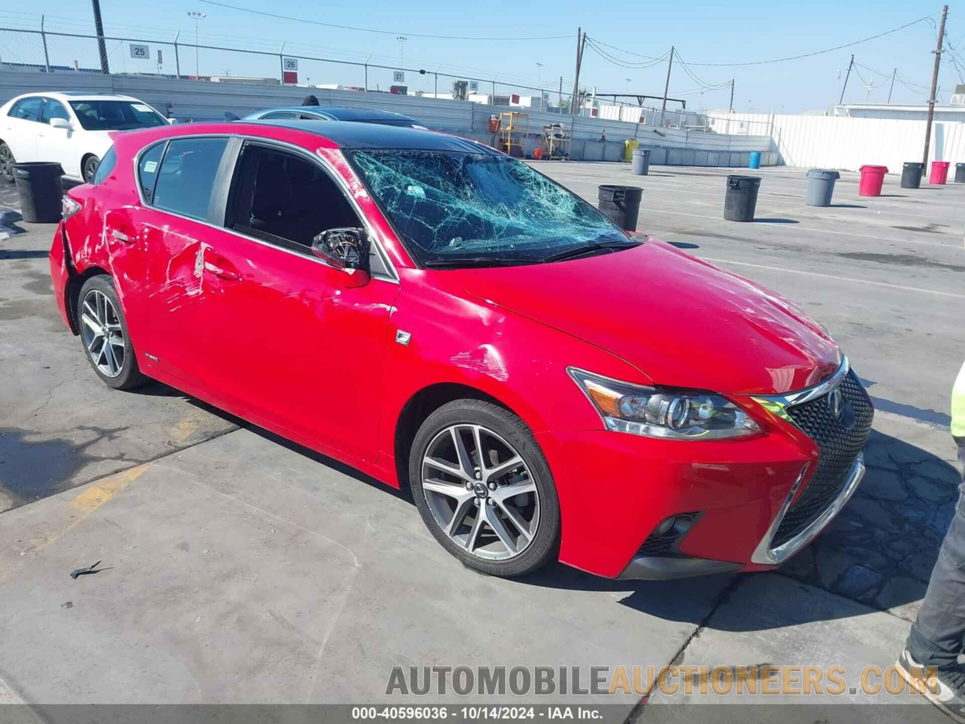 JTHKD5BH2G2254822 LEXUS CT 200H 2016