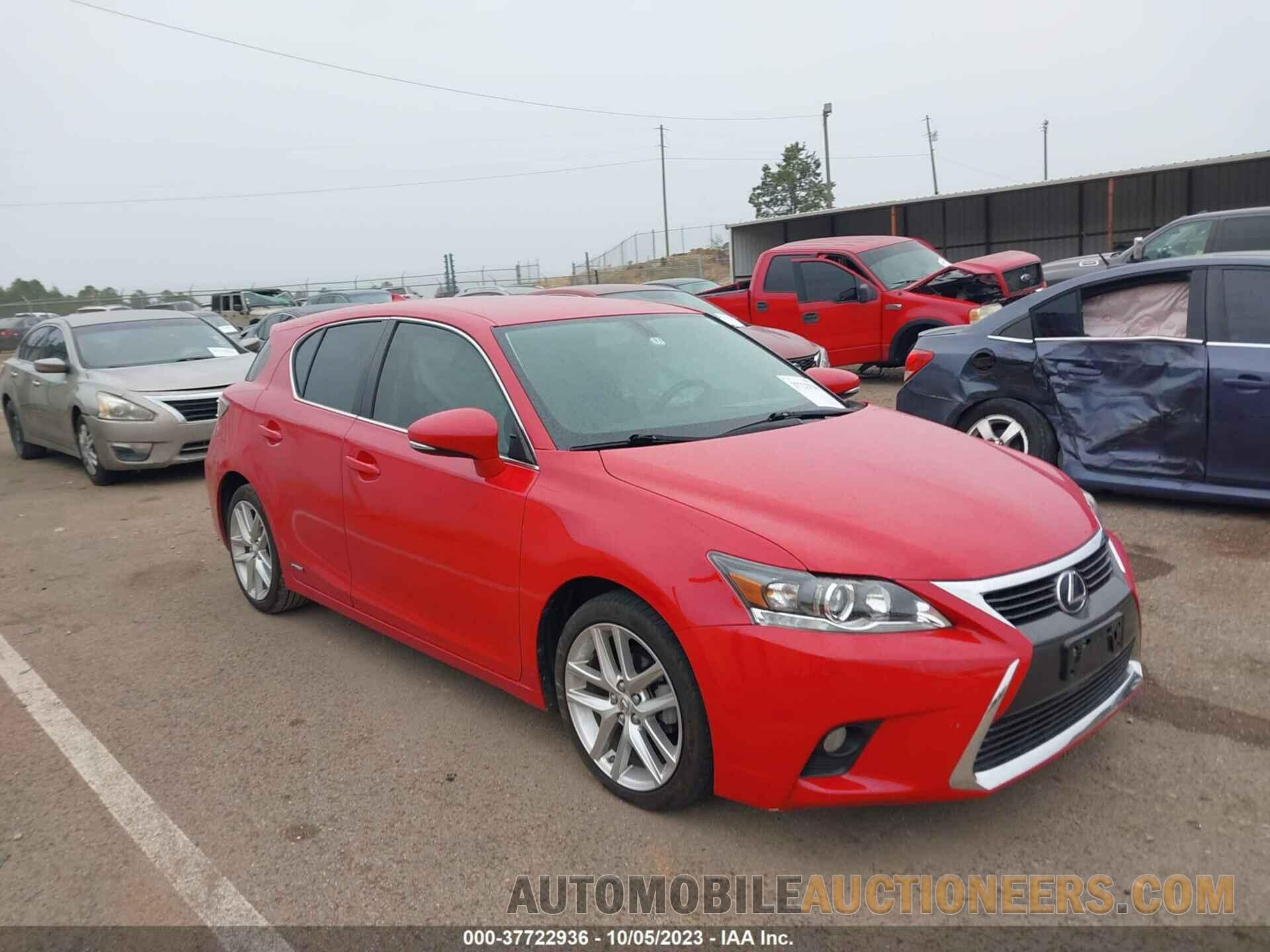 JTHKD5BH2G2260250 LEXUS CT 200H 2016