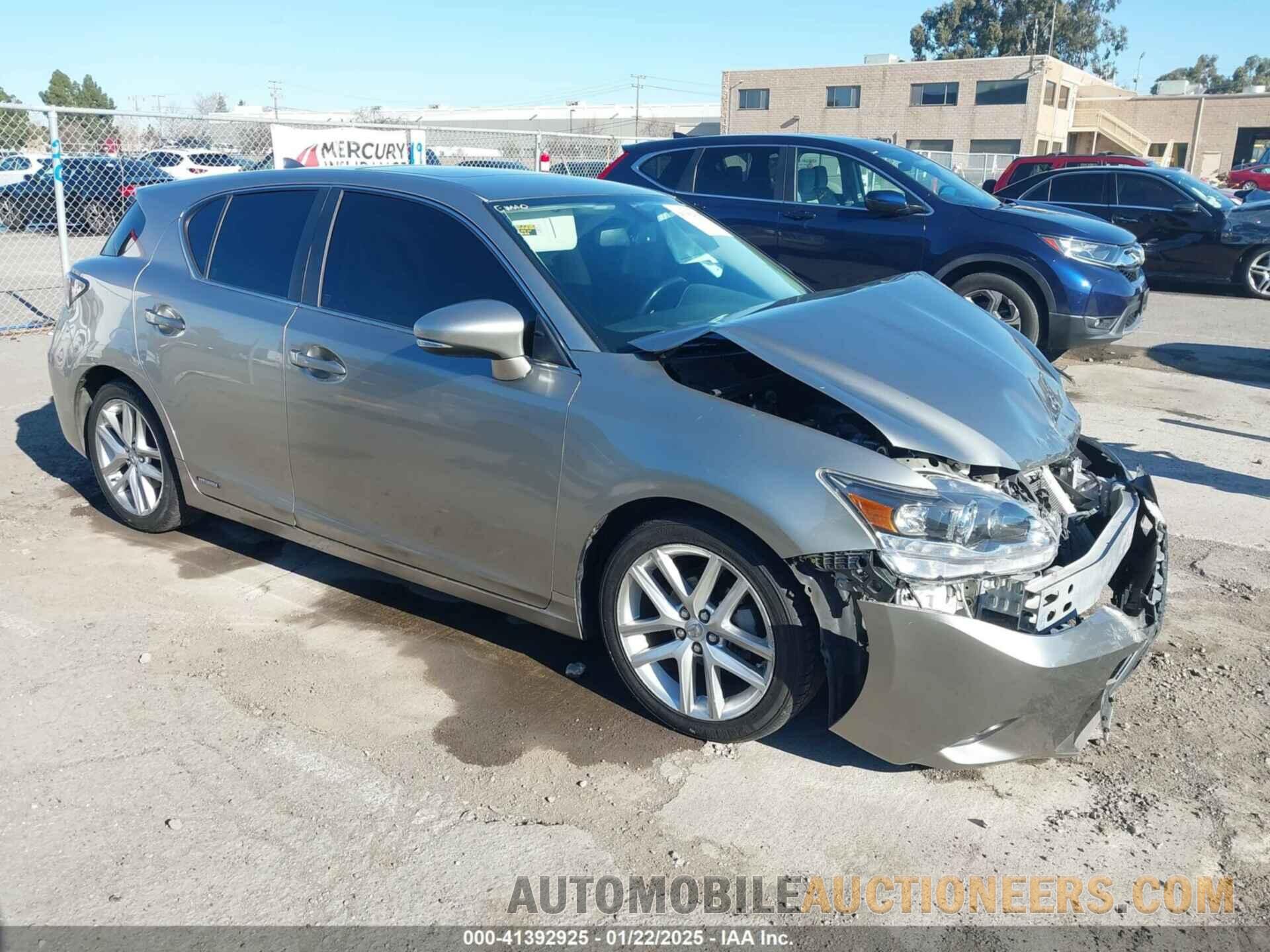 JTHKD5BH2H2285117 LEXUS CT 200H 2017