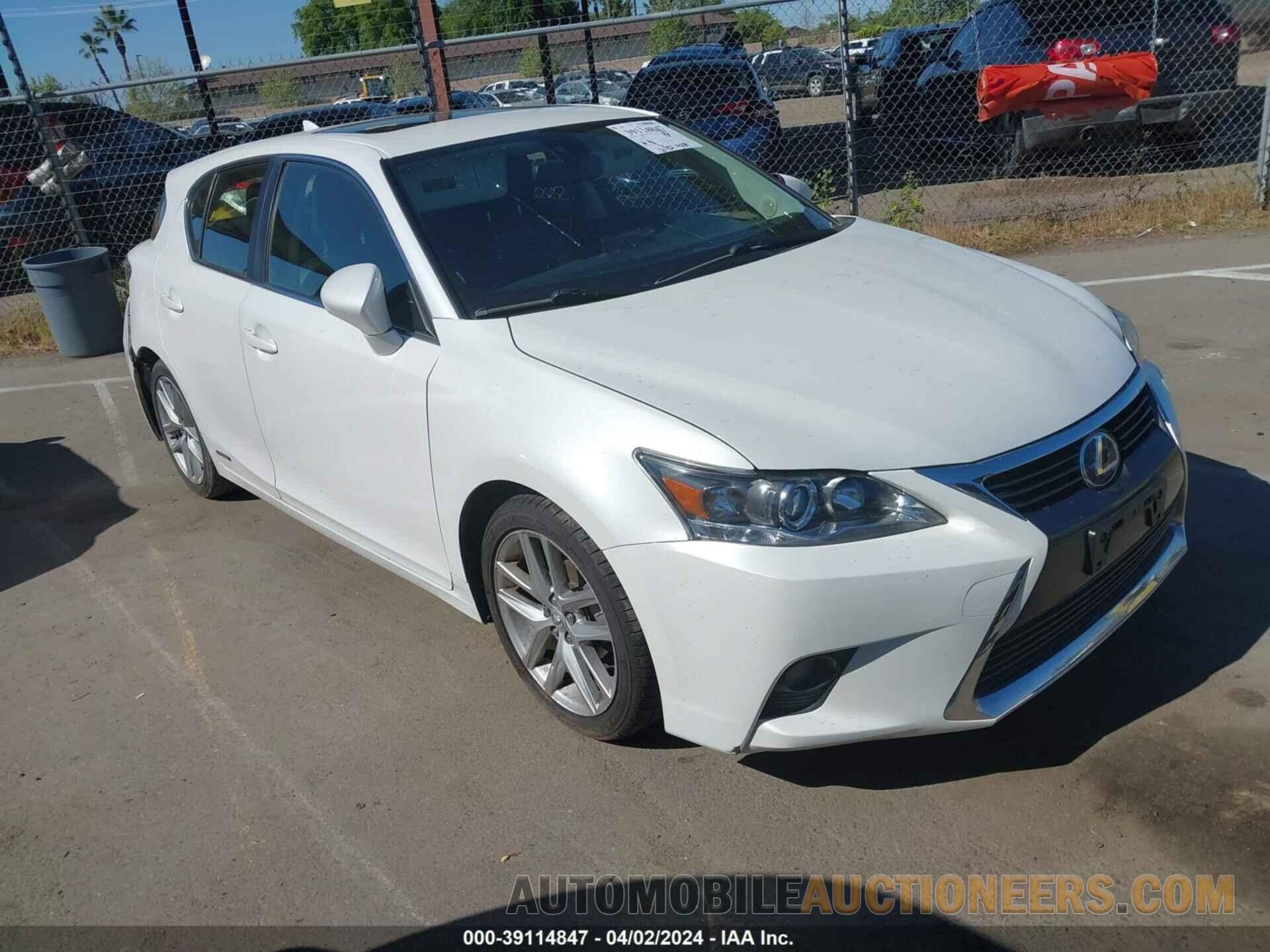 JTHKD5BH2H2287238 LEXUS CT 200H 2017