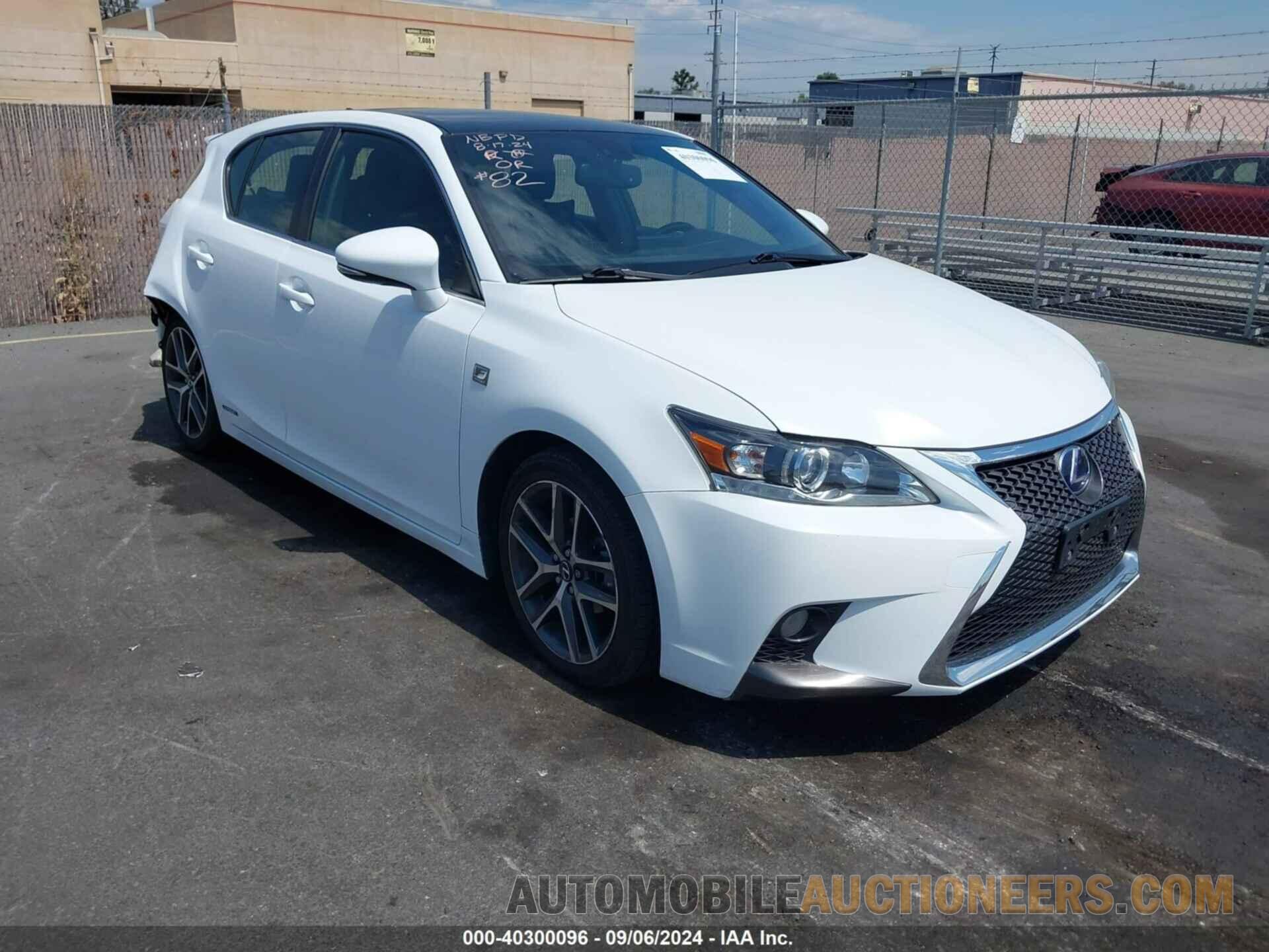 JTHKD5BH2H2293962 LEXUS CT 200H 2017