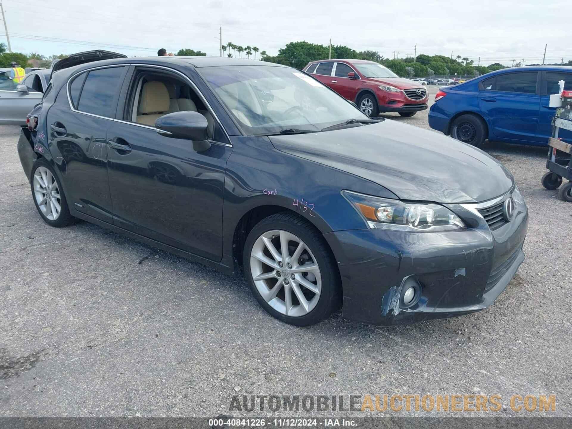 JTHKD5BH3B2004367 LEXUS CT 200H 2011