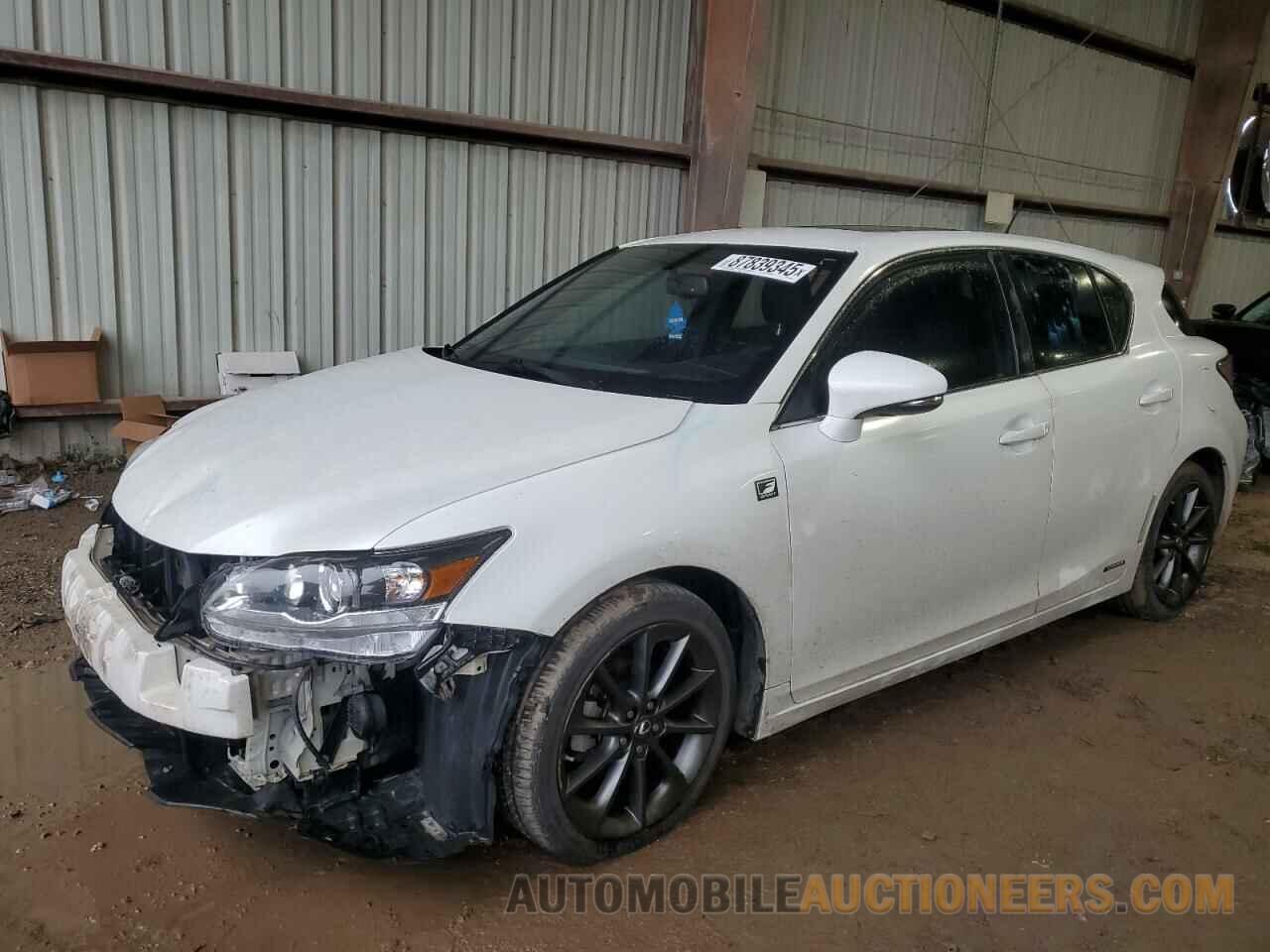 JTHKD5BH3C2104583 LEXUS CT 200 2012