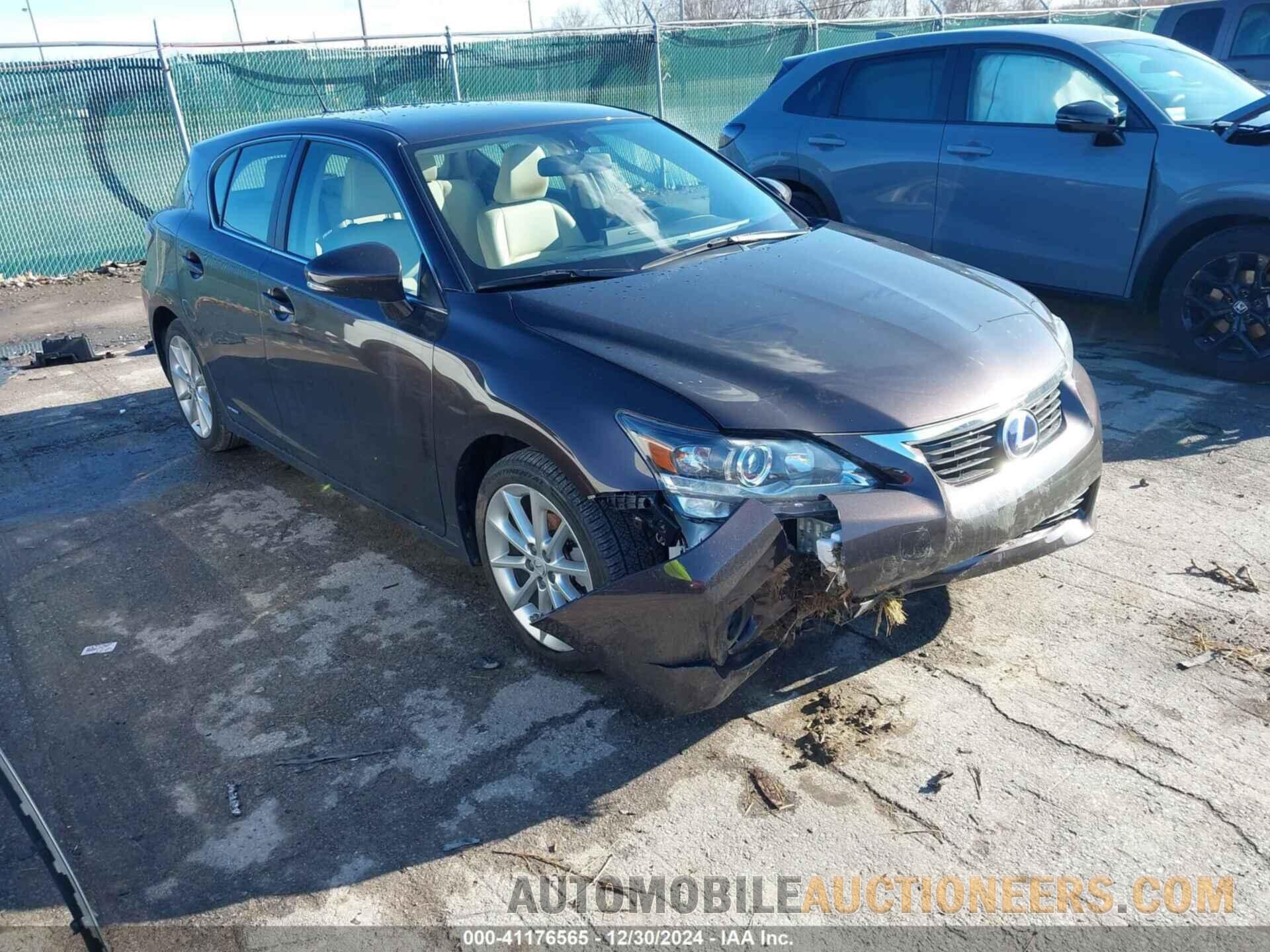 JTHKD5BH3C2108438 LEXUS CT 200H 2012