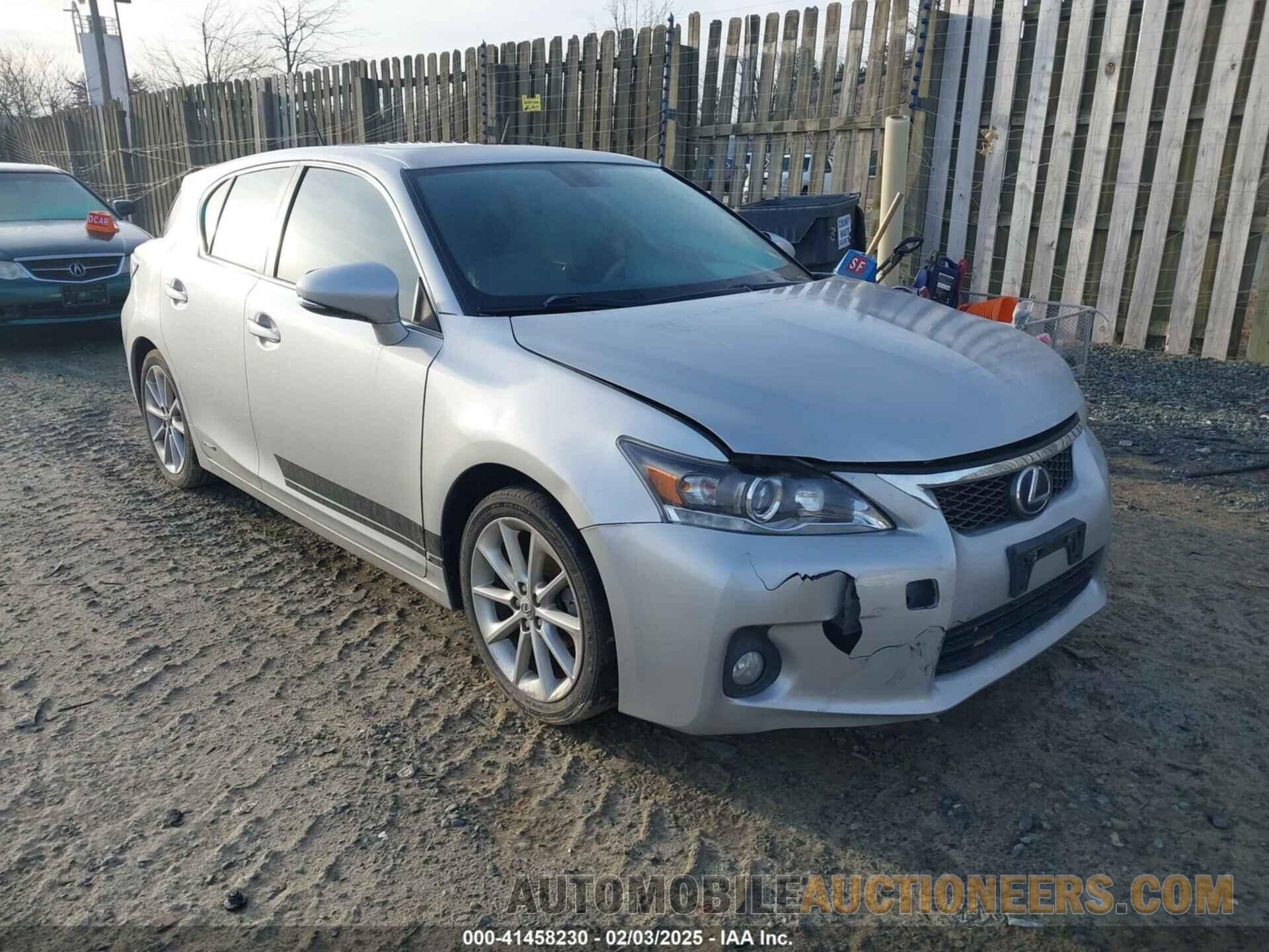 JTHKD5BH3C2116426 LEXUS CT 200H 2012