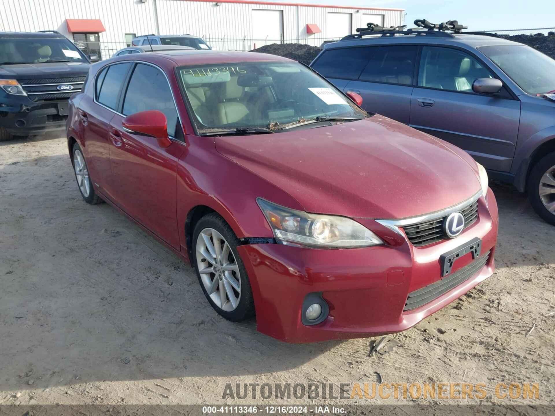 JTHKD5BH3D2160749 LEXUS CT 200H 2013