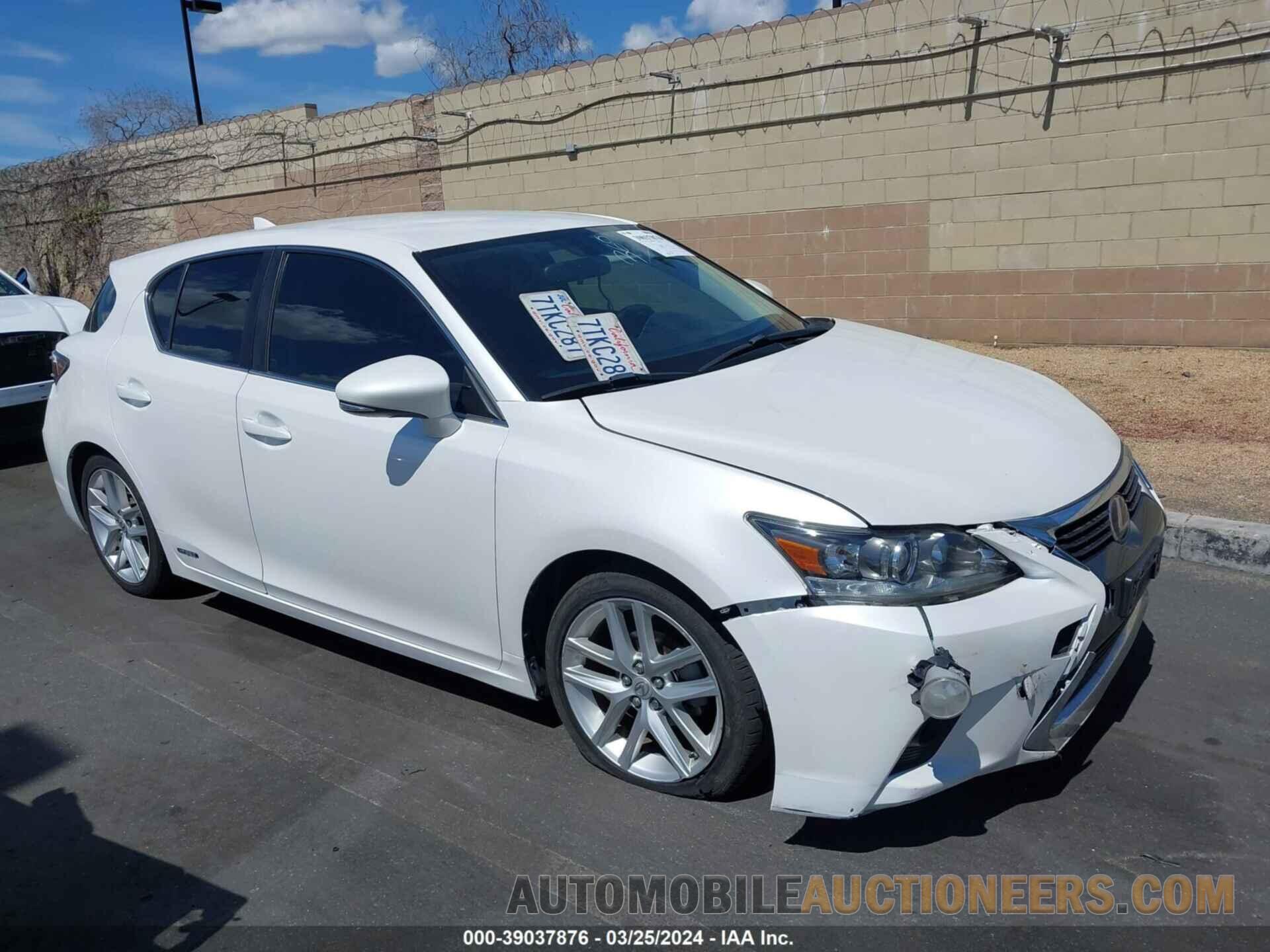 JTHKD5BH3G2278529 LEXUS CT 200H 2016