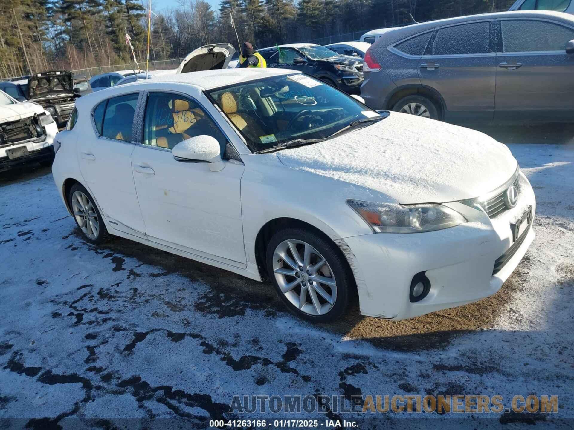 JTHKD5BH4C2073912 LEXUS CT 200H 2012