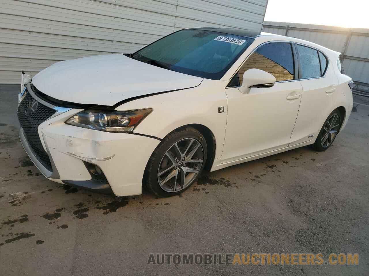 JTHKD5BH4G2255860 LEXUS CT 200 2016