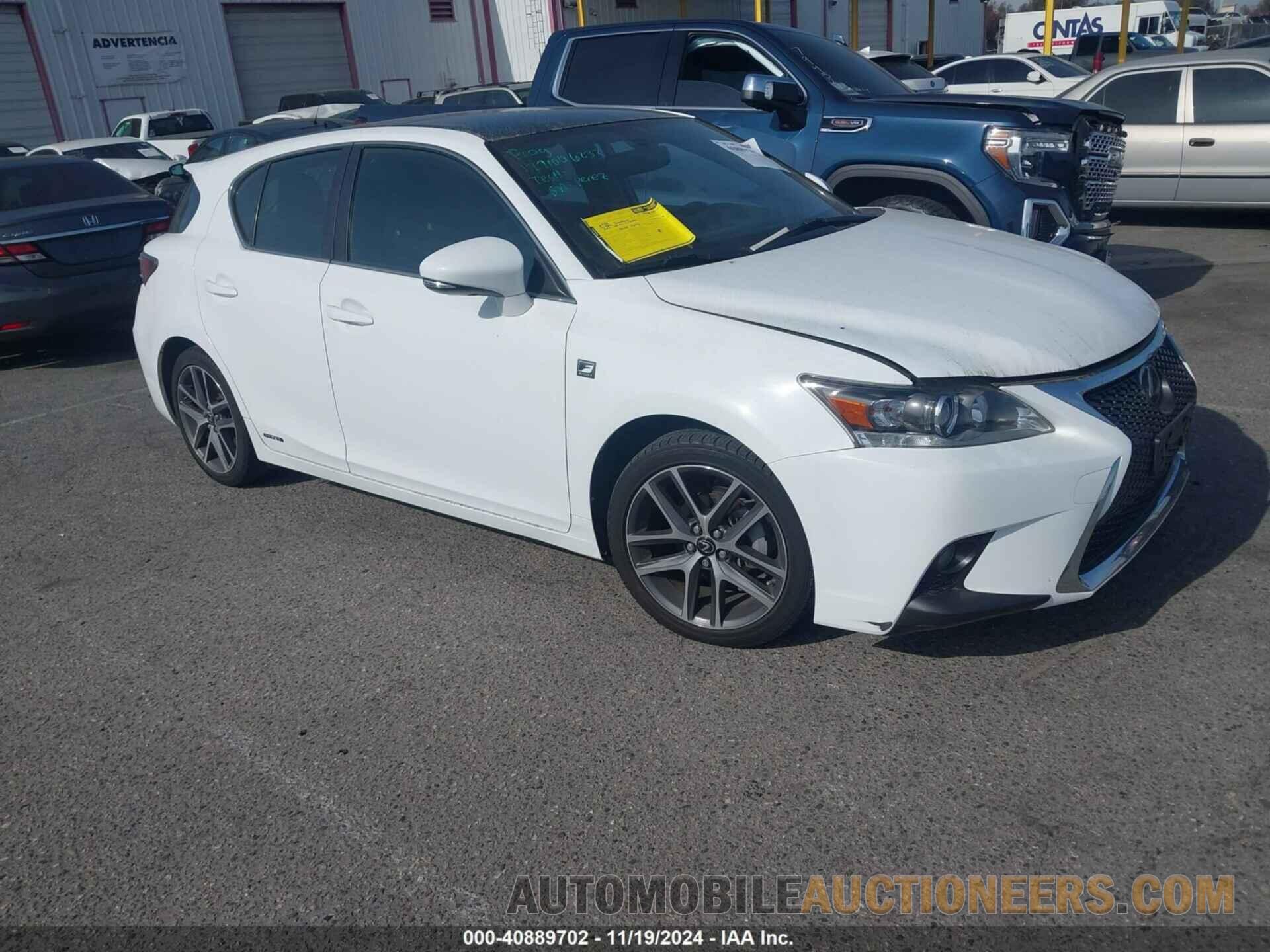 JTHKD5BH4G2260699 LEXUS CT 200H 2016