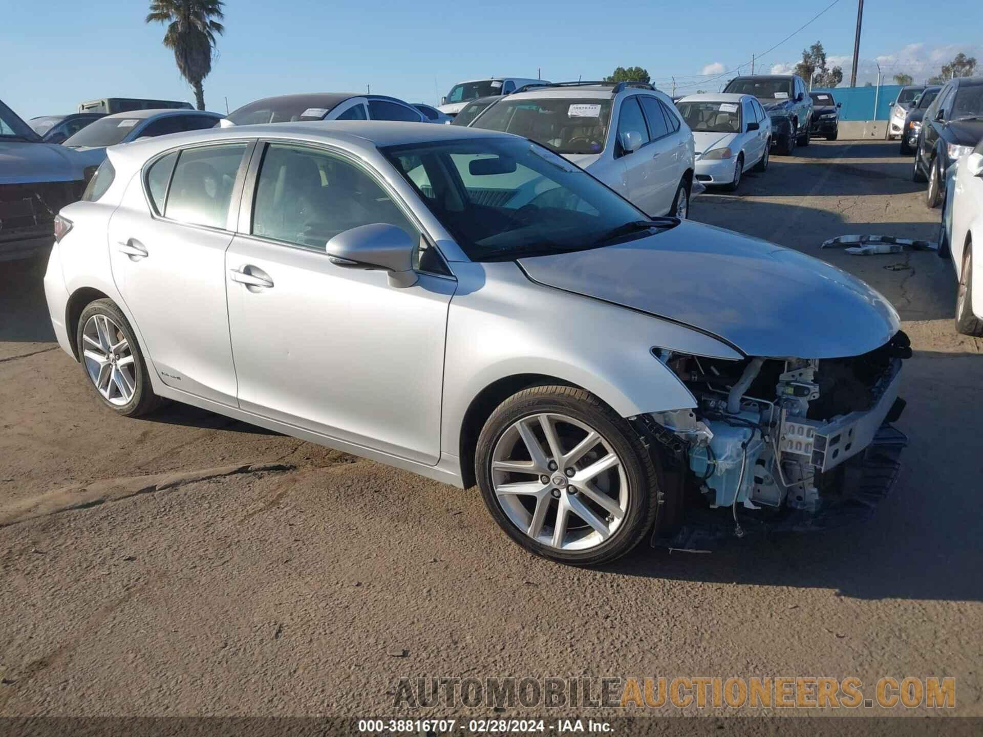 JTHKD5BH4G2272917 LEXUS CT 200H 2016