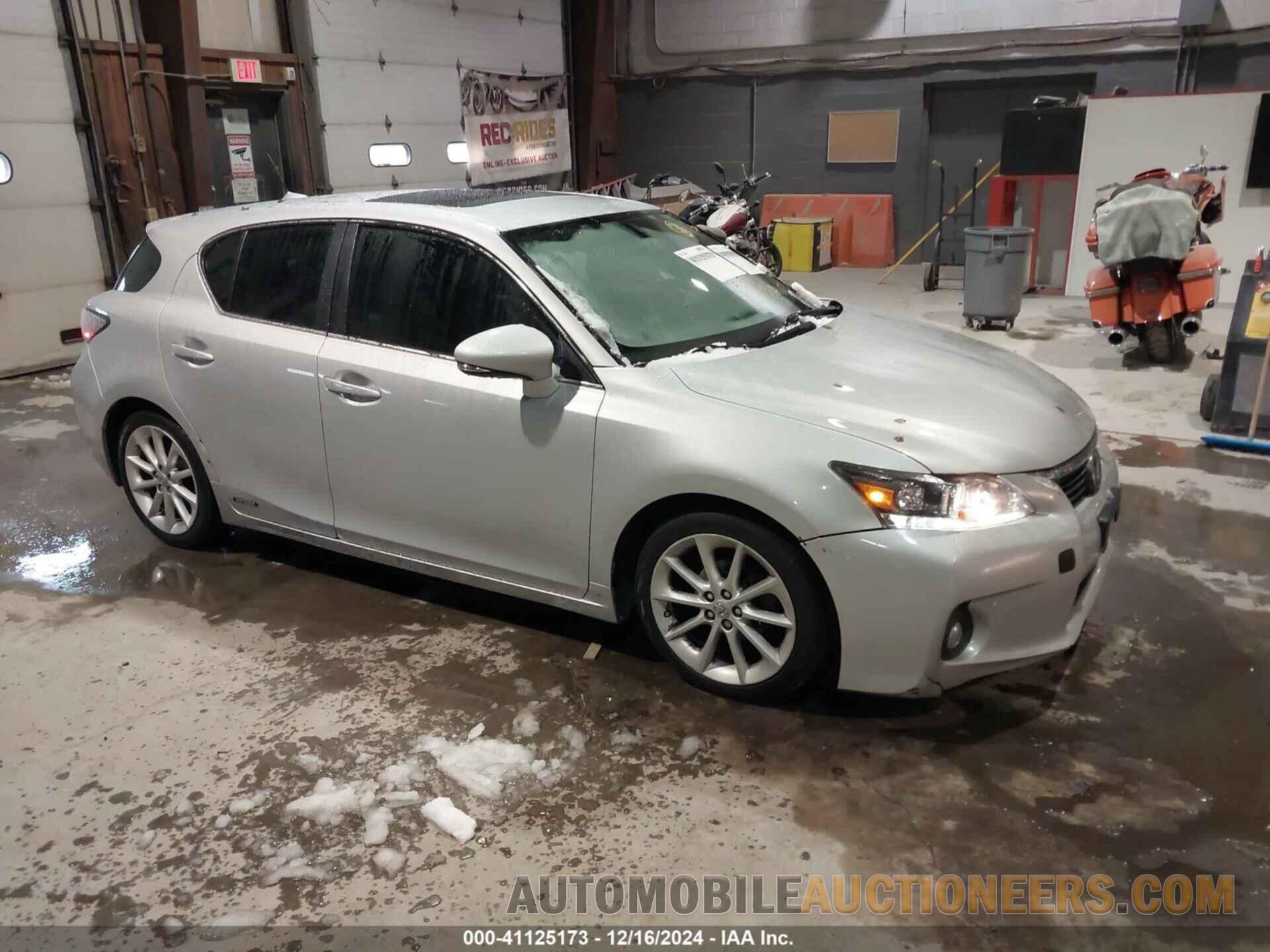 JTHKD5BH5C2052177 LEXUS CT 200H 2012