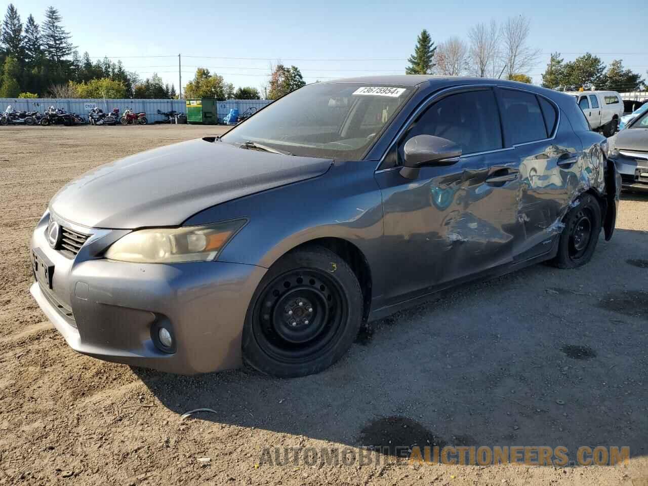 JTHKD5BH5C2072476 LEXUS CT 200 2012