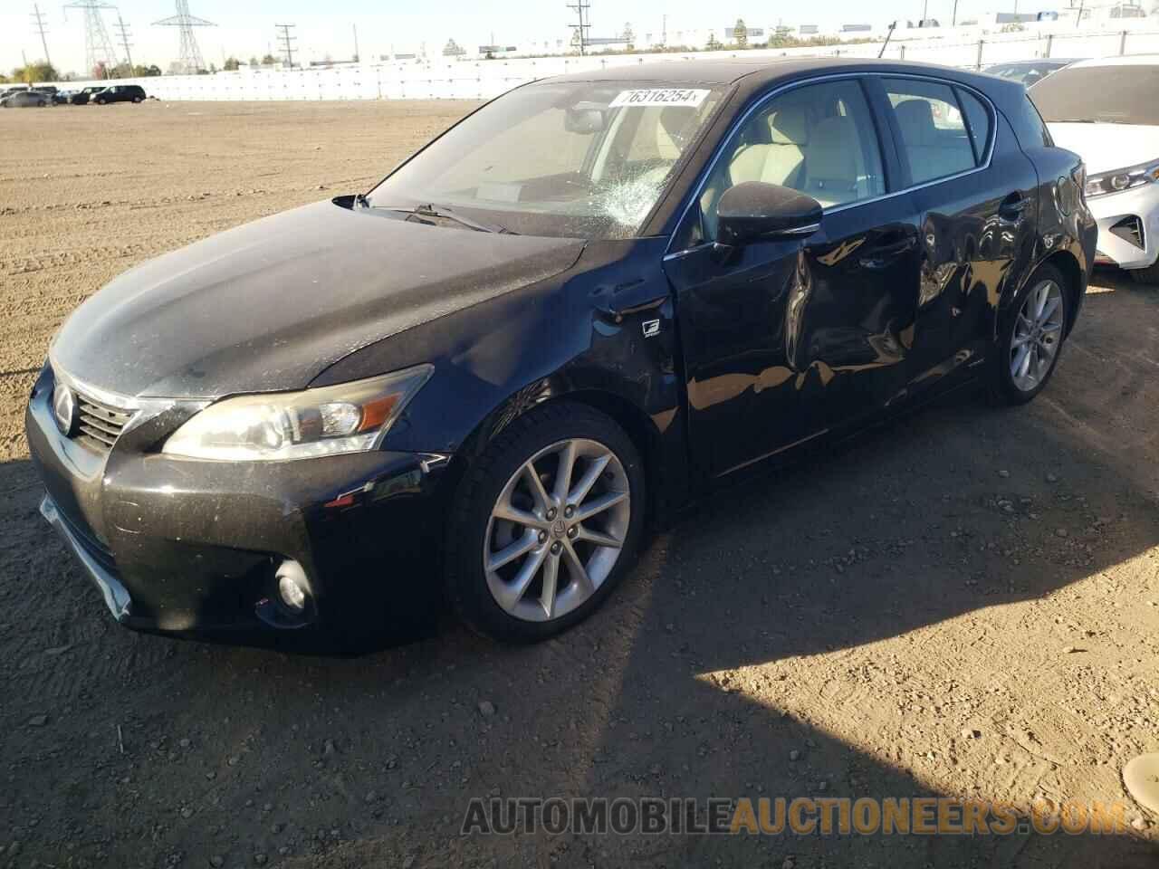 JTHKD5BH5C2104892 LEXUS CT 200 2012