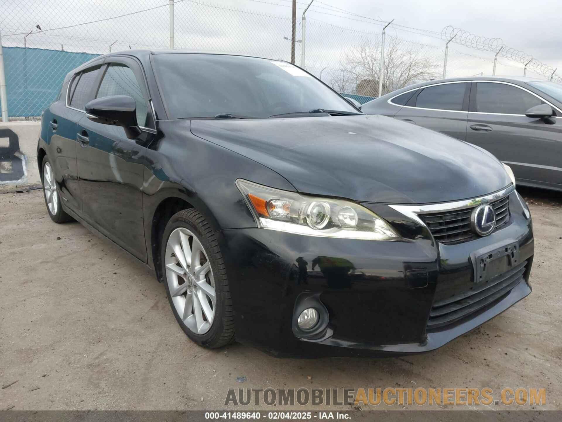 JTHKD5BH5C2118873 LEXUS CT 200H 2012