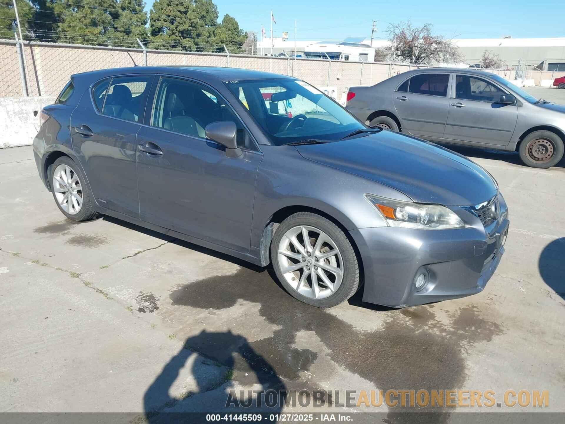 JTHKD5BH5C2119604 LEXUS CT 200H 2012