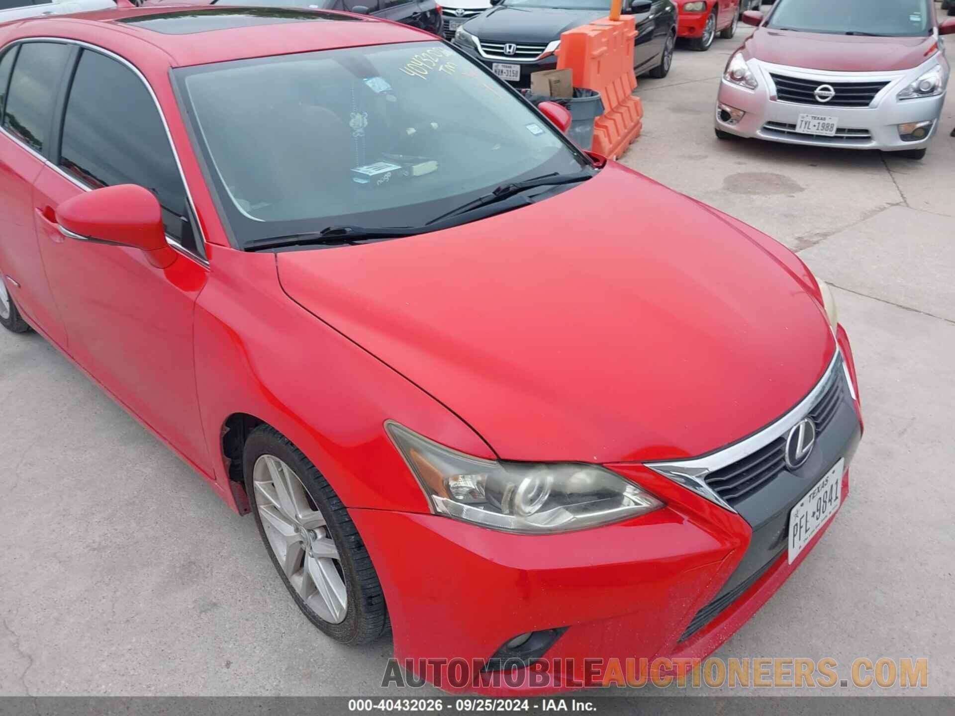 JTHKD5BH5F2223997 LEXUS CT 200H 2015