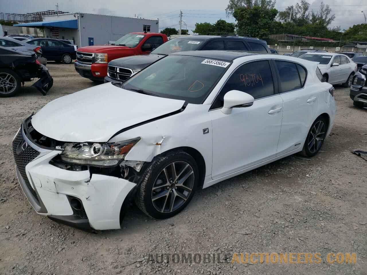 JTHKD5BH5F2233557 LEXUS CT 200 2015