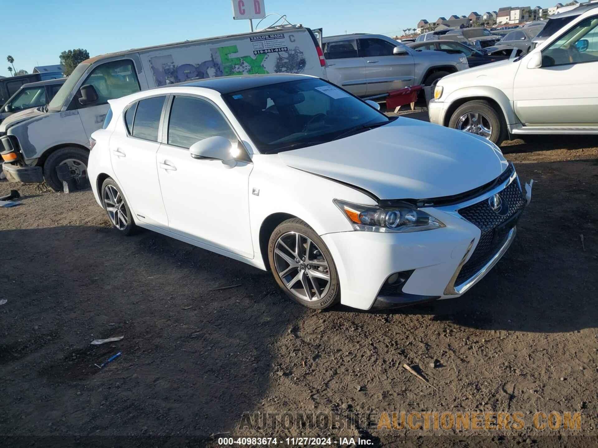 JTHKD5BH5G2257424 LEXUS CT 200H 2016