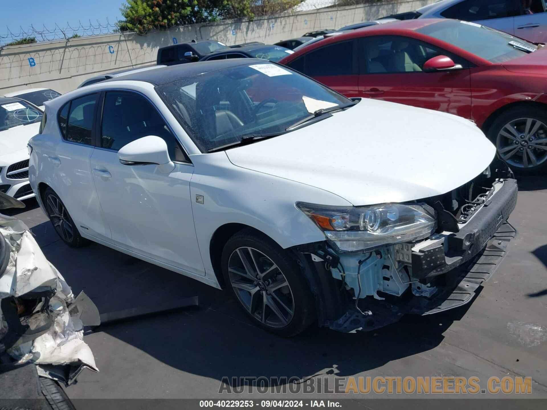 JTHKD5BH5G2257696 LEXUS CT 200H 2016