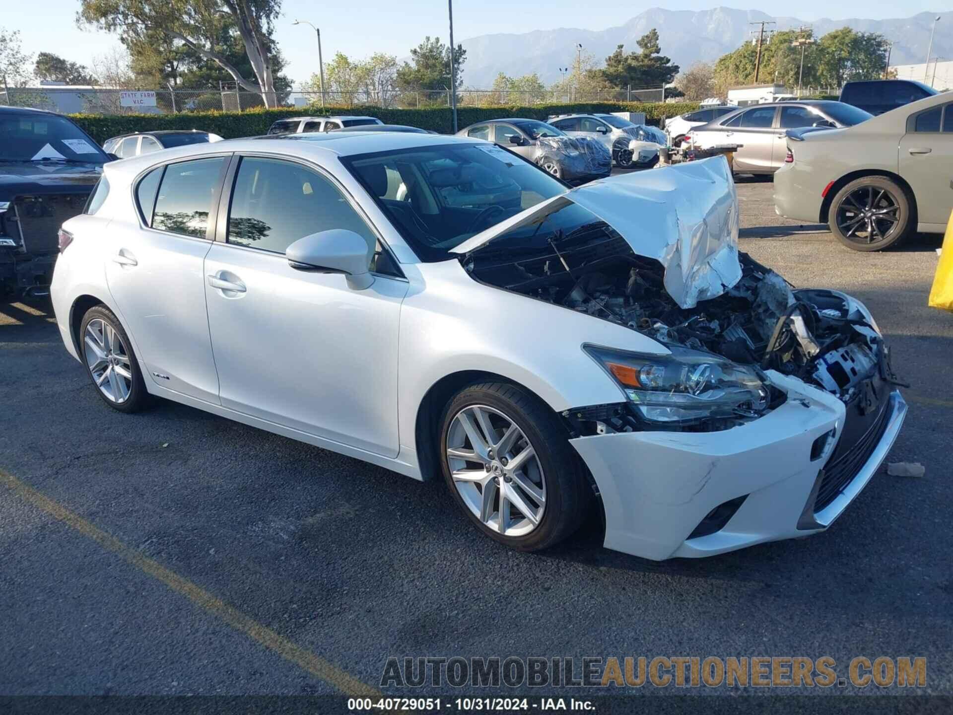 JTHKD5BH5H2279845 LEXUS CT 200H 2017